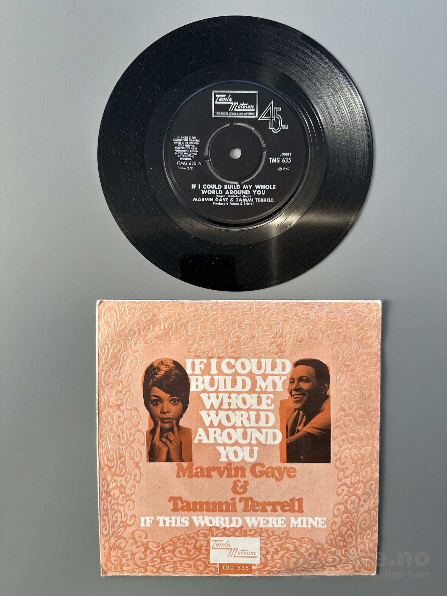 Singel - Marvin Gaye & Tammi Terrell - If this world were mine, bilde 2