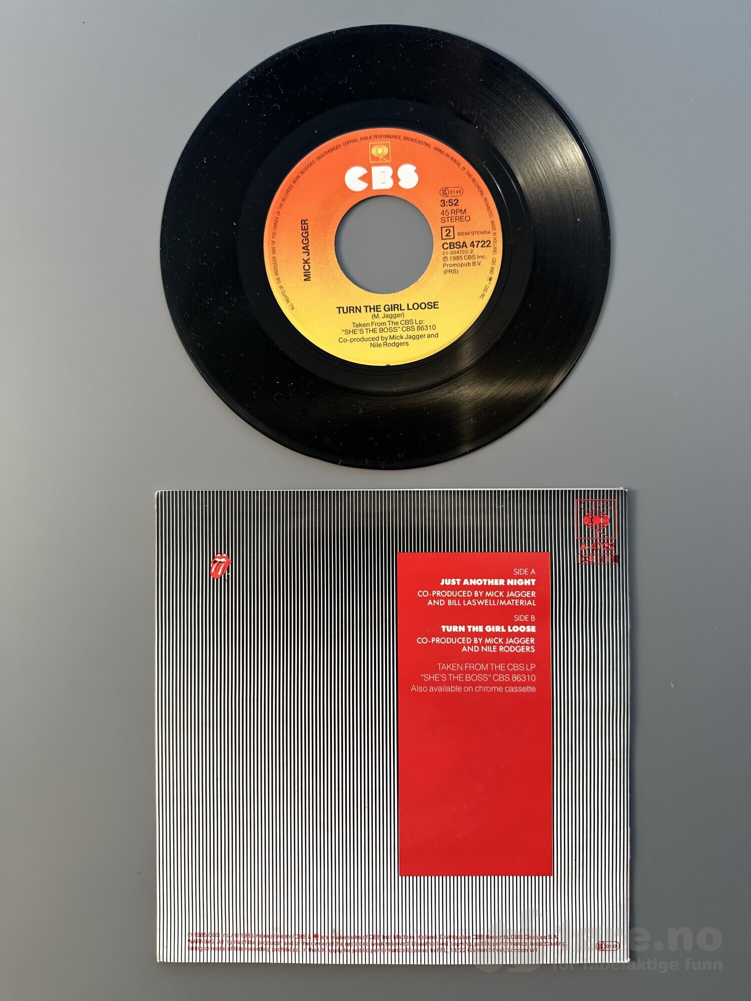 Singel - Mick Jagger - Just Another Night, bilde 3