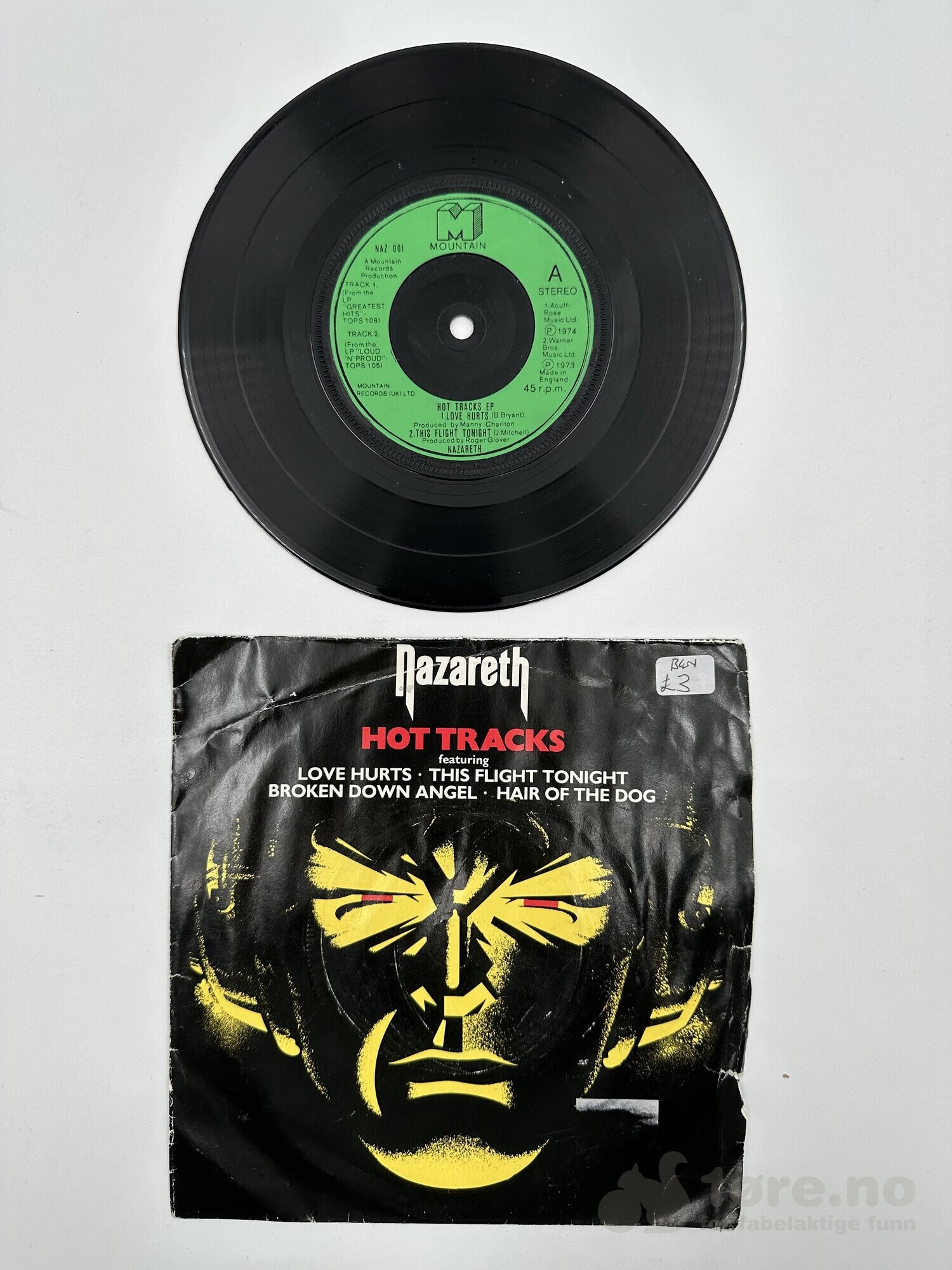 Singel - Nazareth – Hot tracks, bilde 2