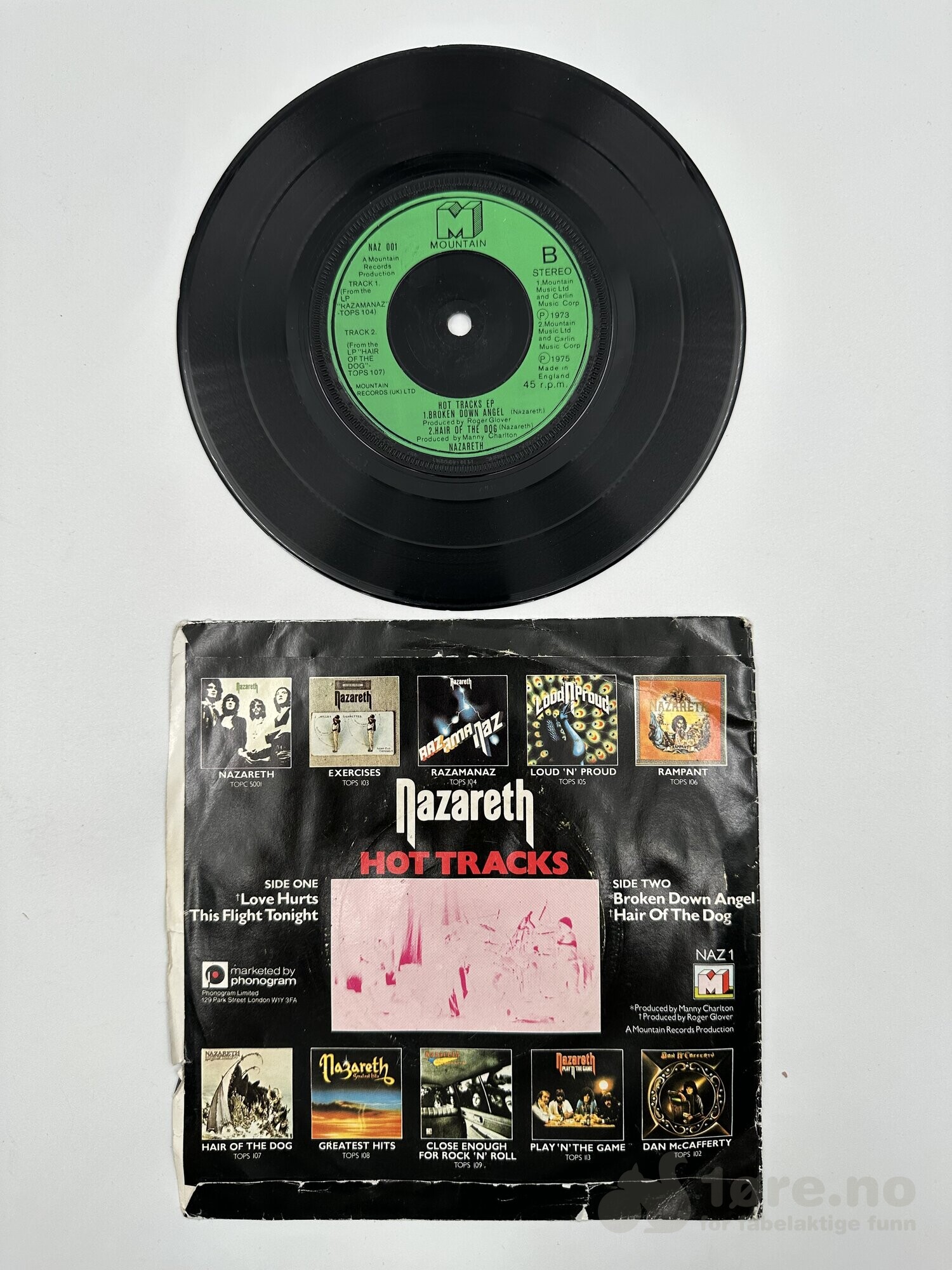 Singel - Nazareth – Hot tracks, bilde 3
