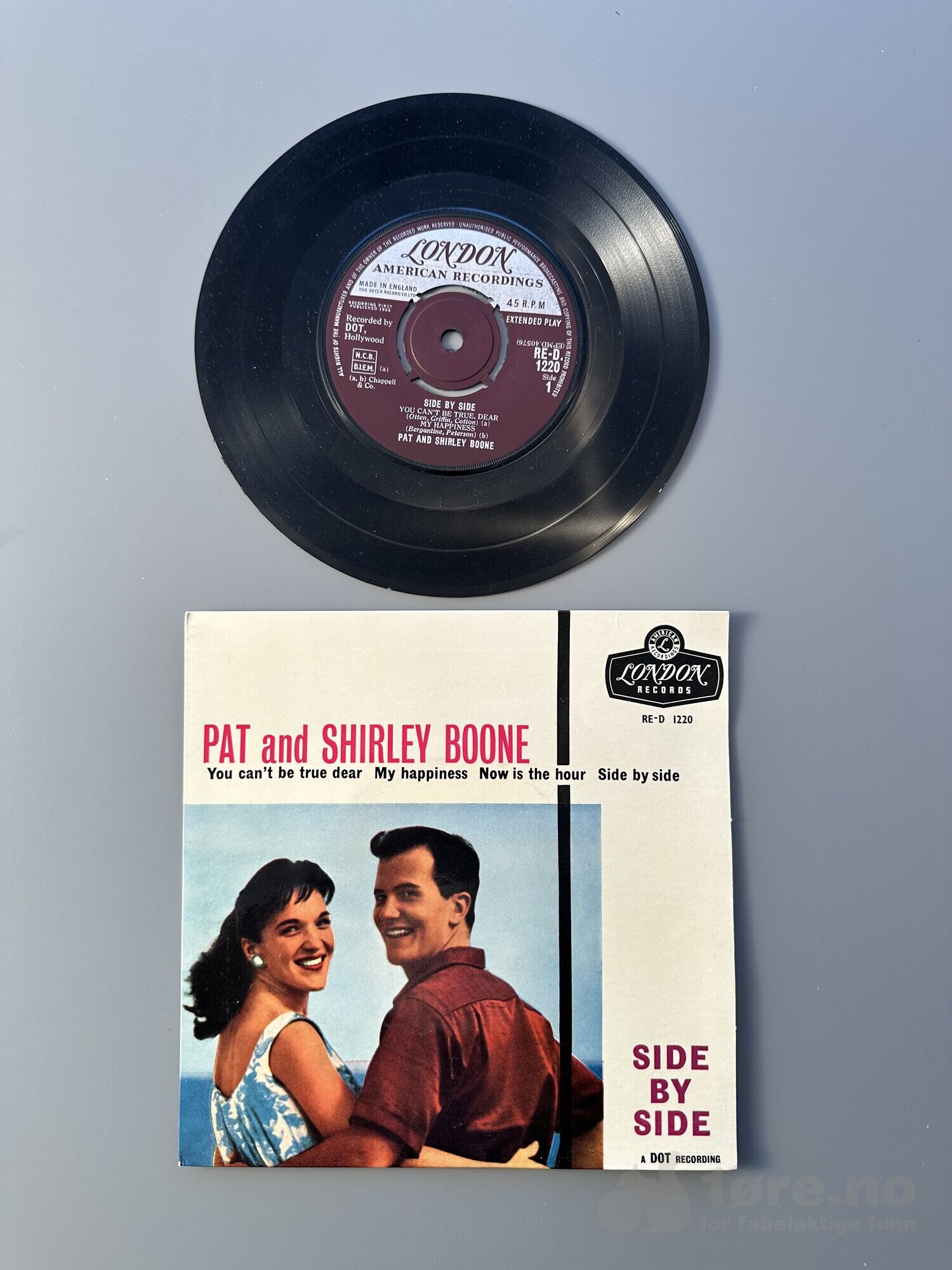 Singel – Pat and Shirley Boone – Side by Side, bilde 2