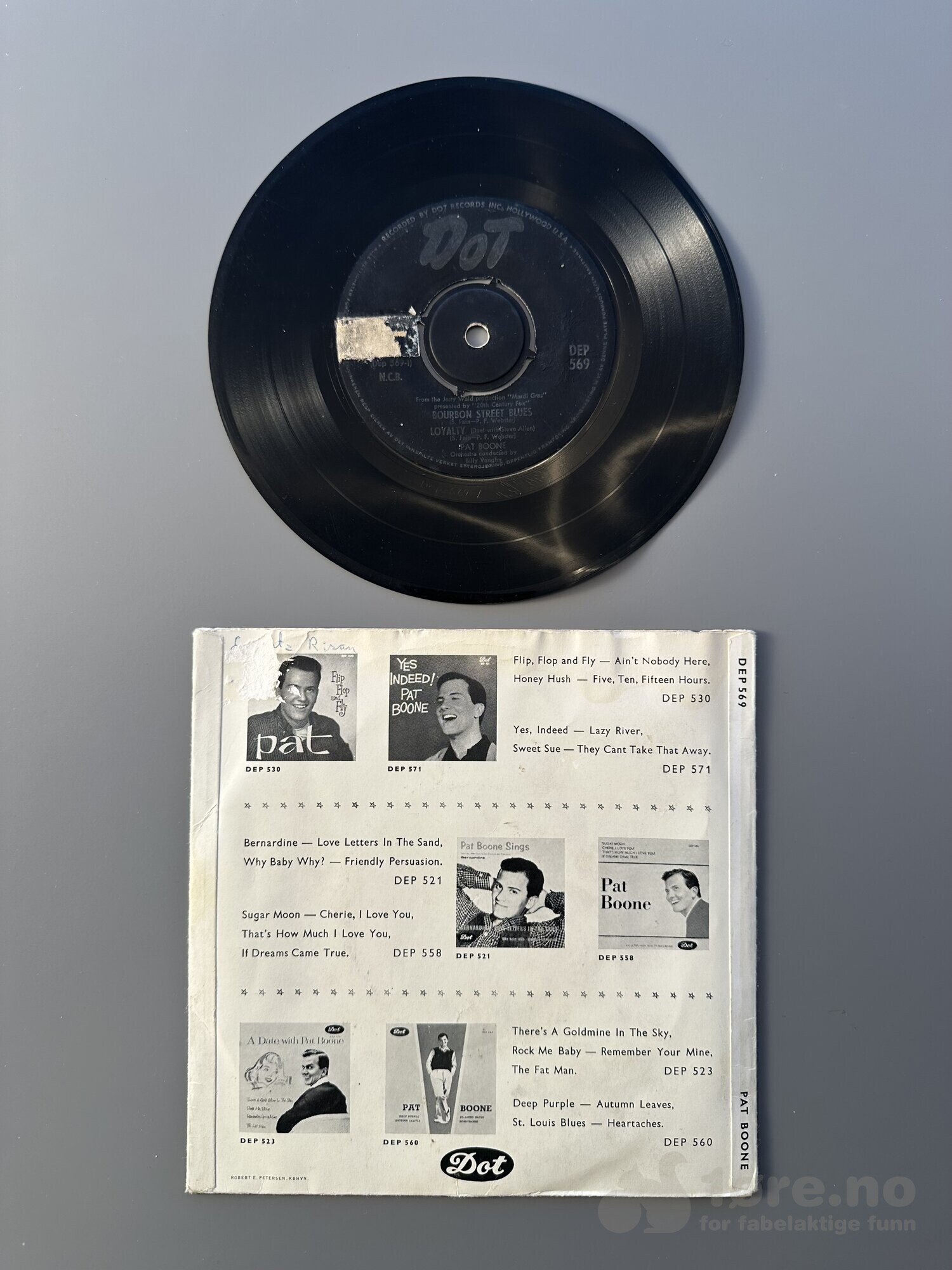 Singel – Pat Boone – Mardi Gras, bilde 3