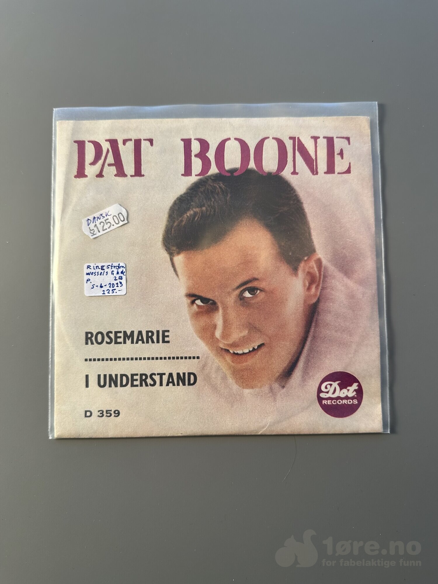 Singel – Pat Boone – Rosemarie