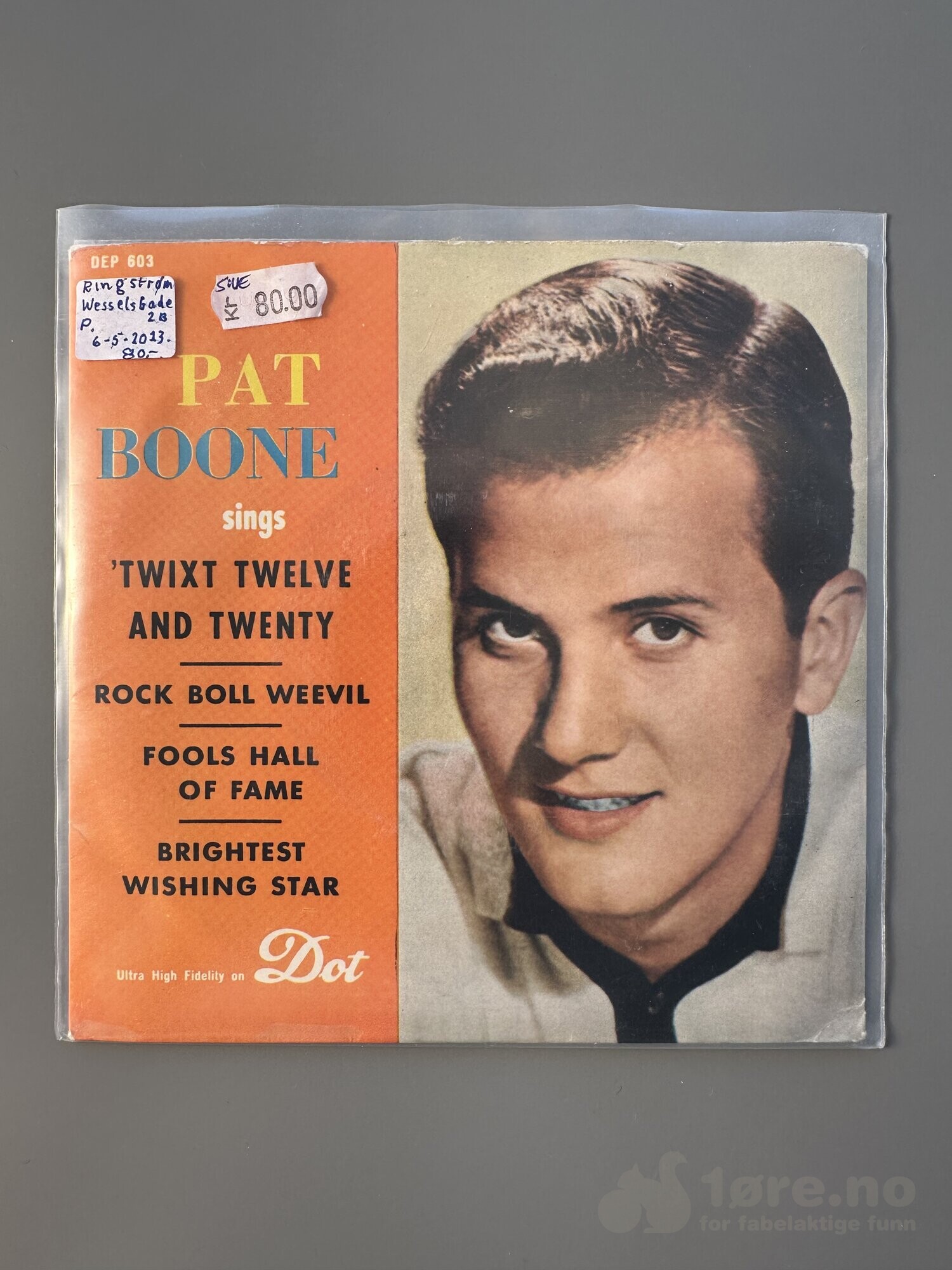 Singel - Pat Boone - Twixt Twelve and Twenty