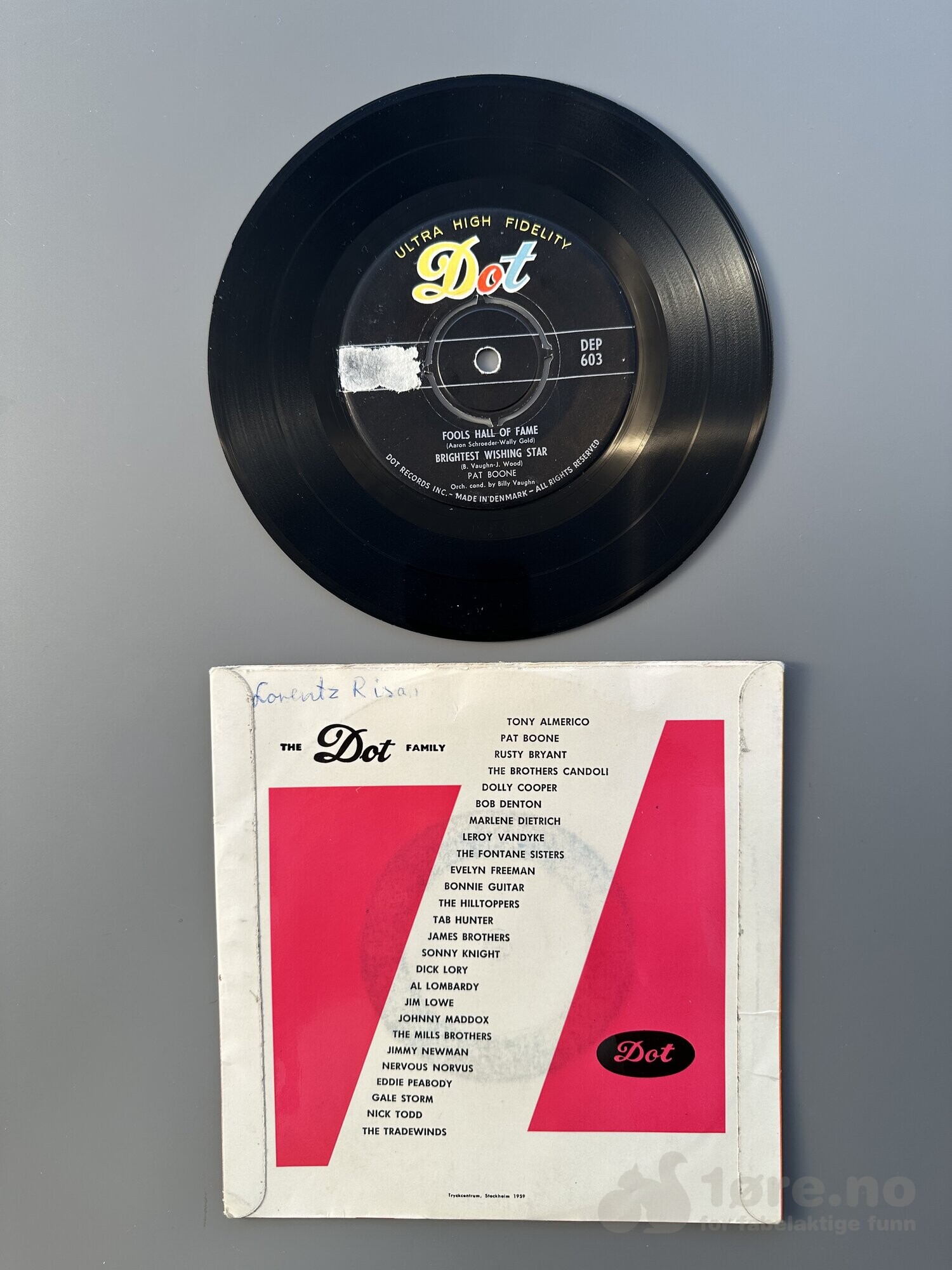 Singel - Pat Boone - Twixt Twelve and Twenty, bilde 3