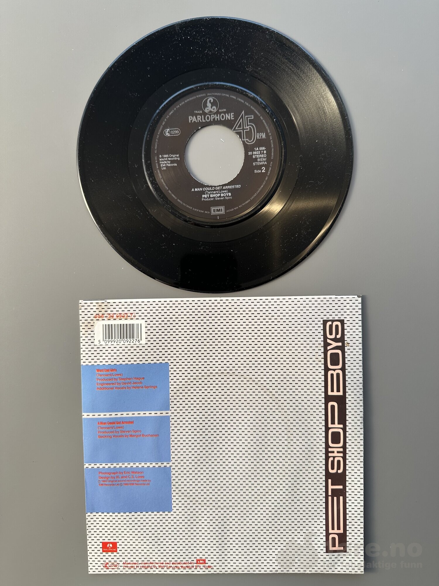 Singel - Pet shop boys- West End Girls, bilde 3