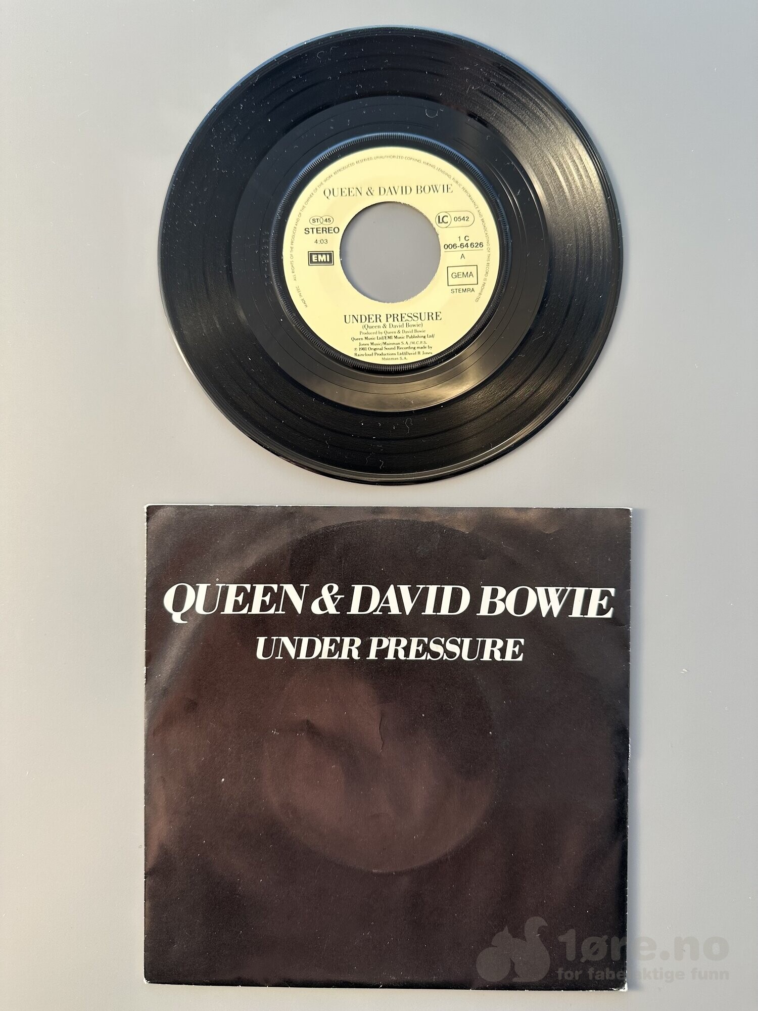Singel - Queen & David Bowie - Under Pressure, bilde 2