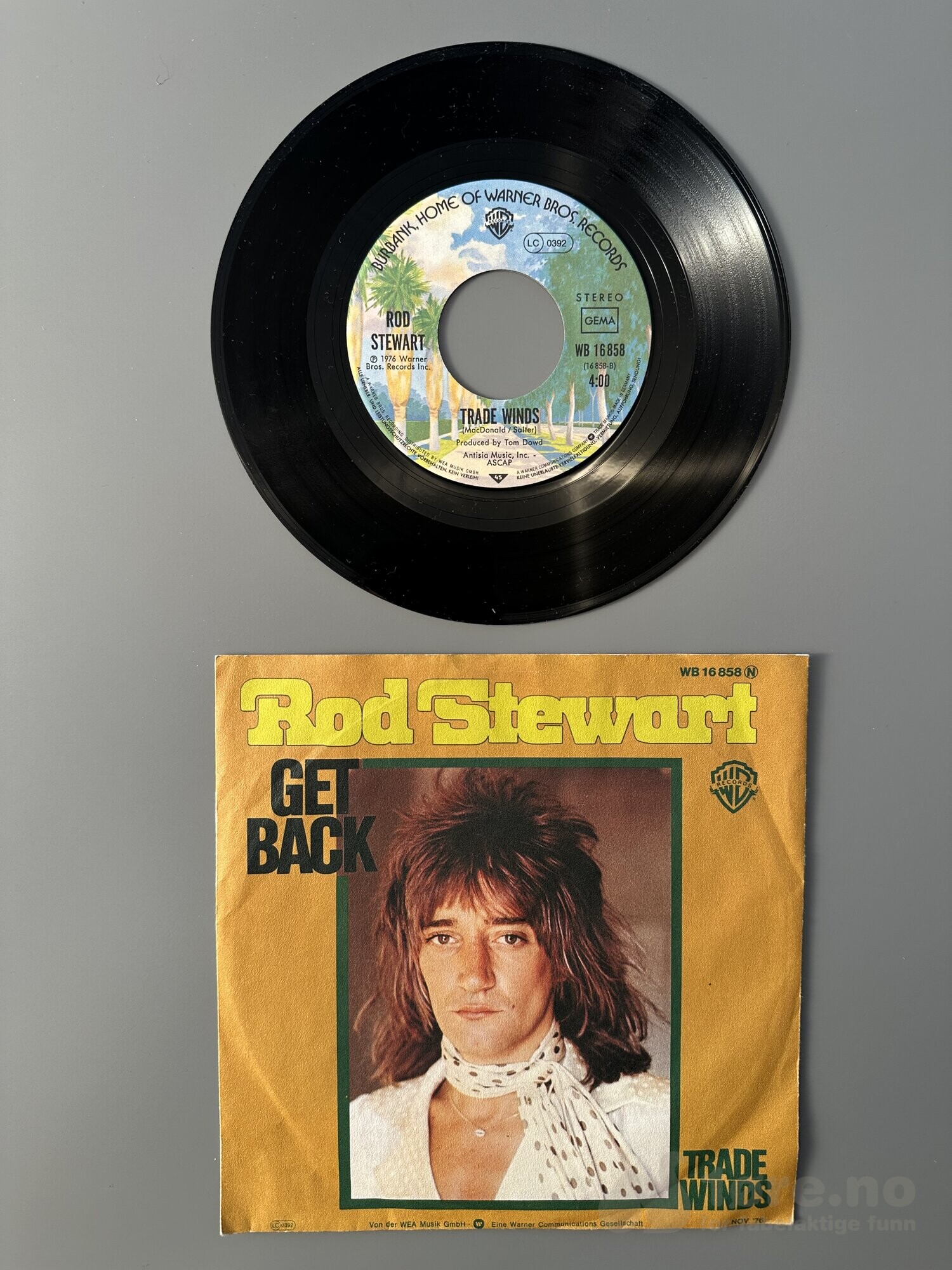 Singel - Rod Stewart - Get Back, bilde 2