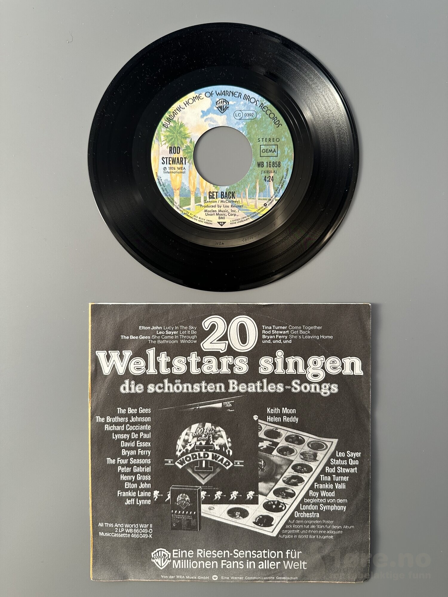 Singel - Rod Stewart - Get Back, bilde 3