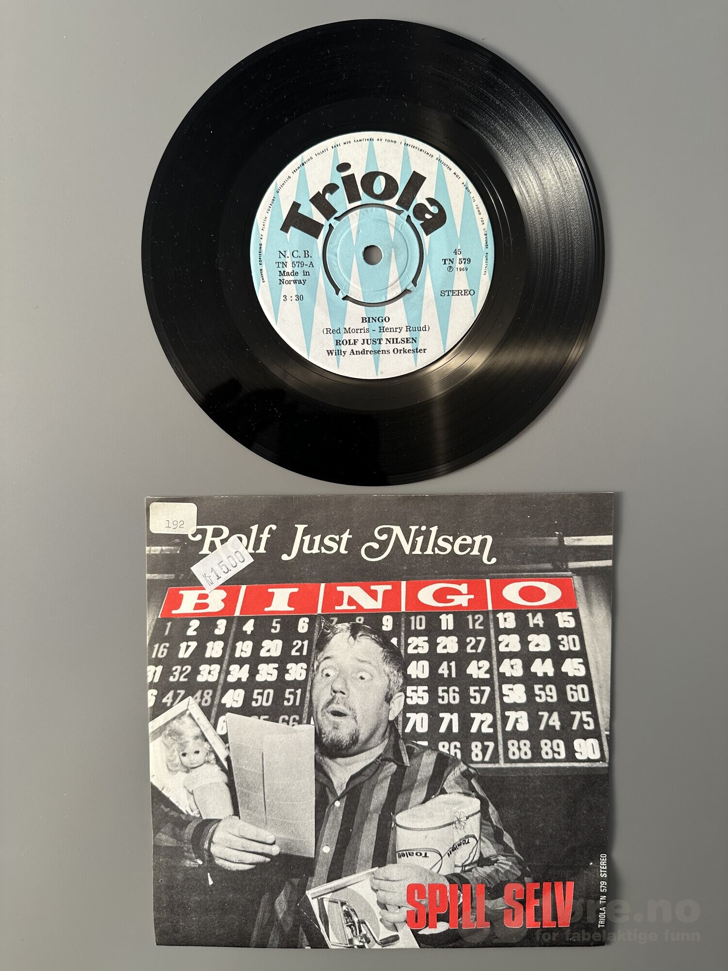 Singel - Rolf Just Nilsen - Bingo, bilde 2