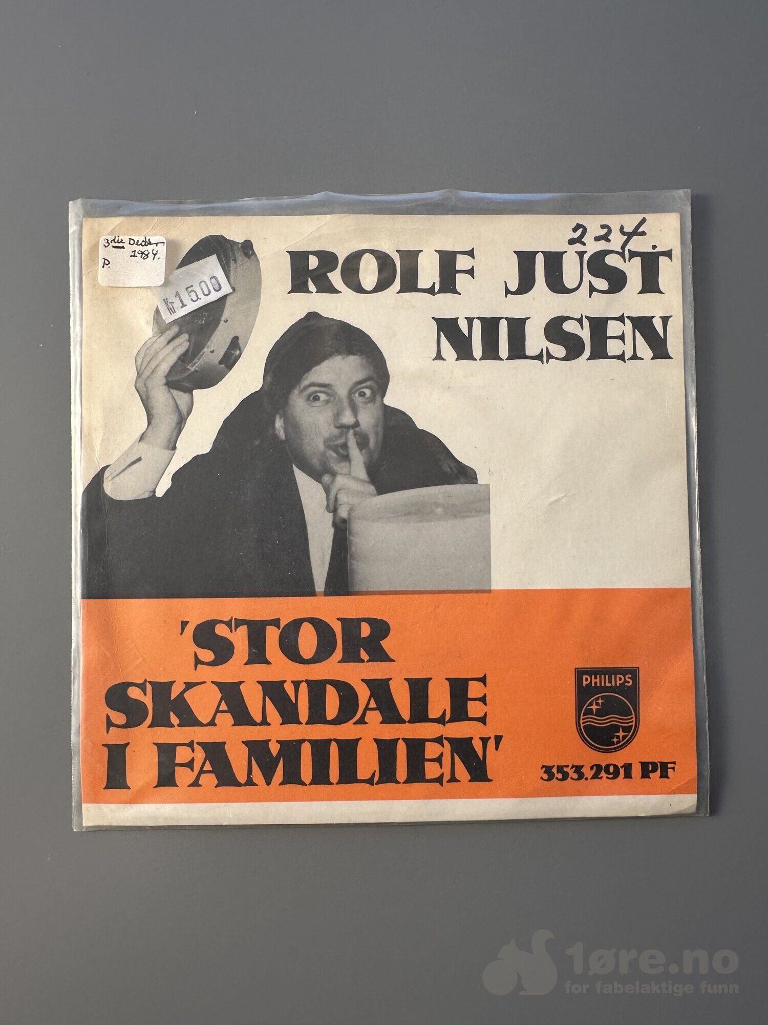 Singel – Rolf Just Nilsen – Stor skandale i familien