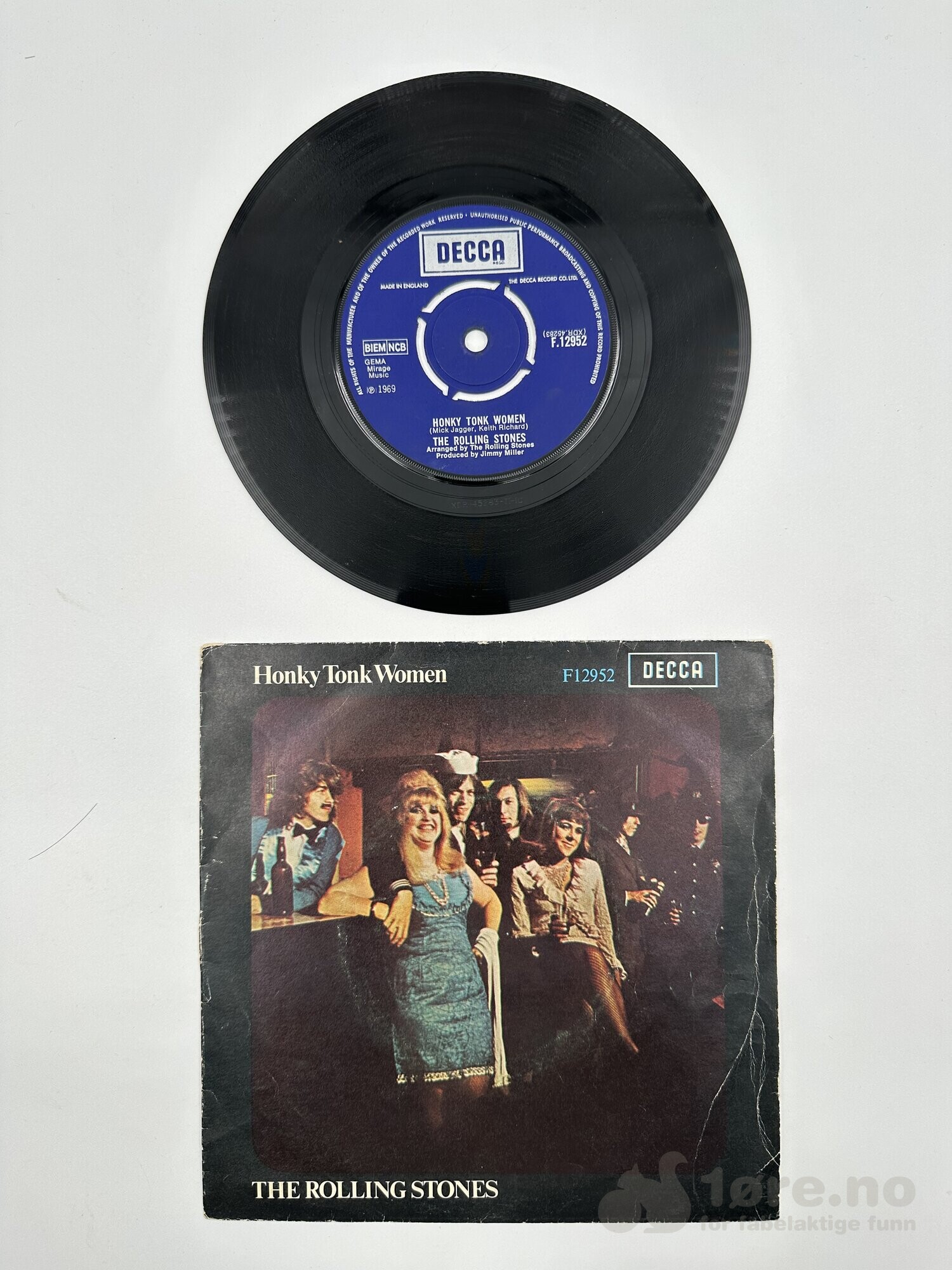 Singel - Rolling Stones – Honky tonk women, bilde 2