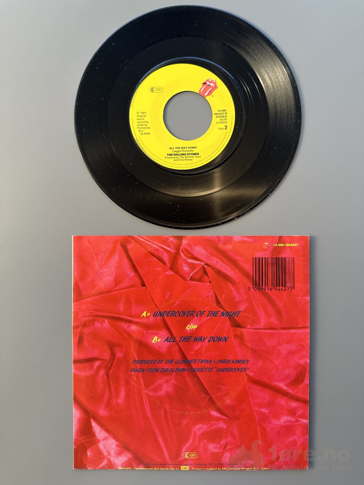 Singel- Rolling Stones - Undercover Of The Night, bilde 3