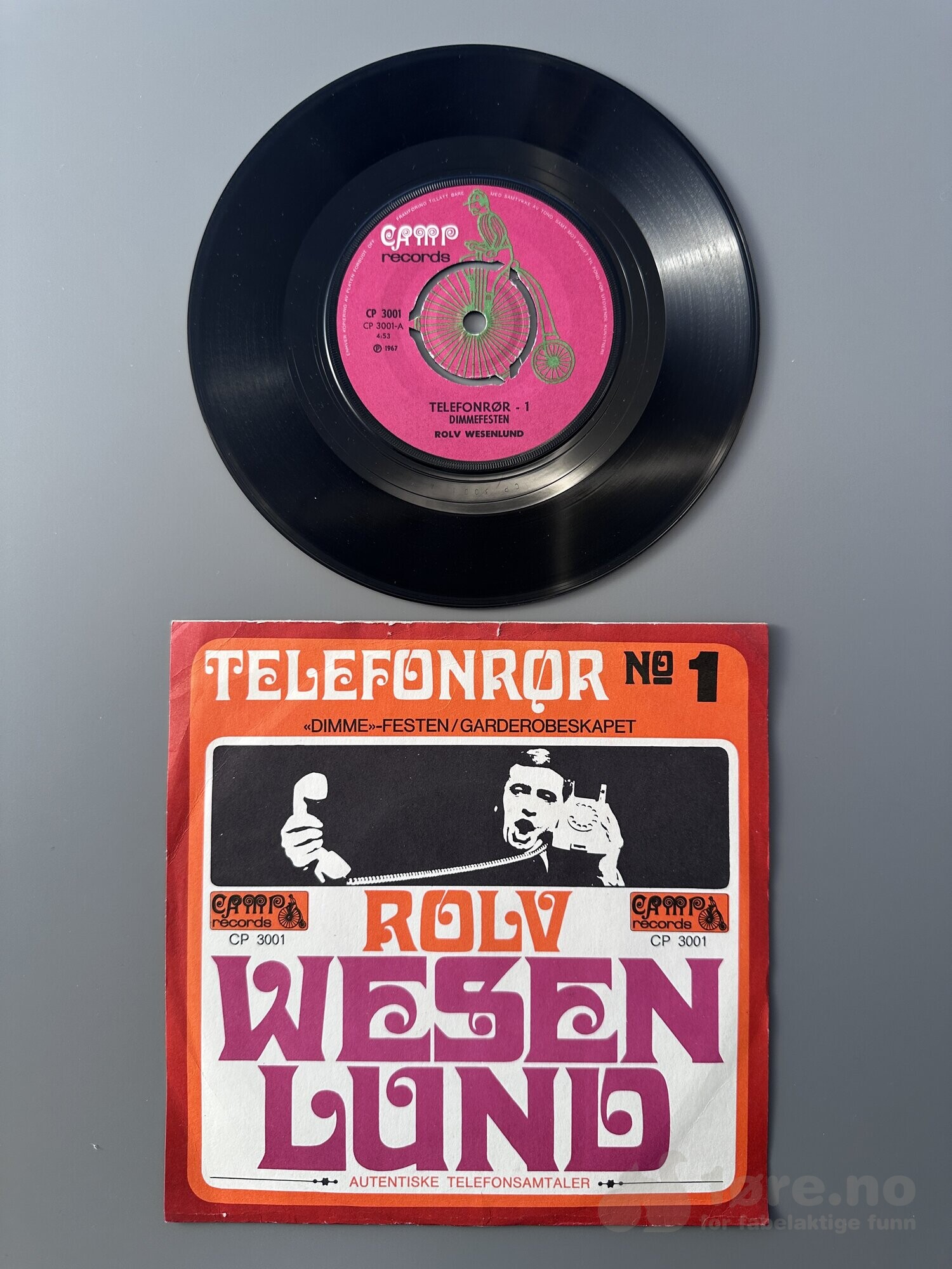 Singel - Rolv Wesenlund - Telefonrør, bilde 2