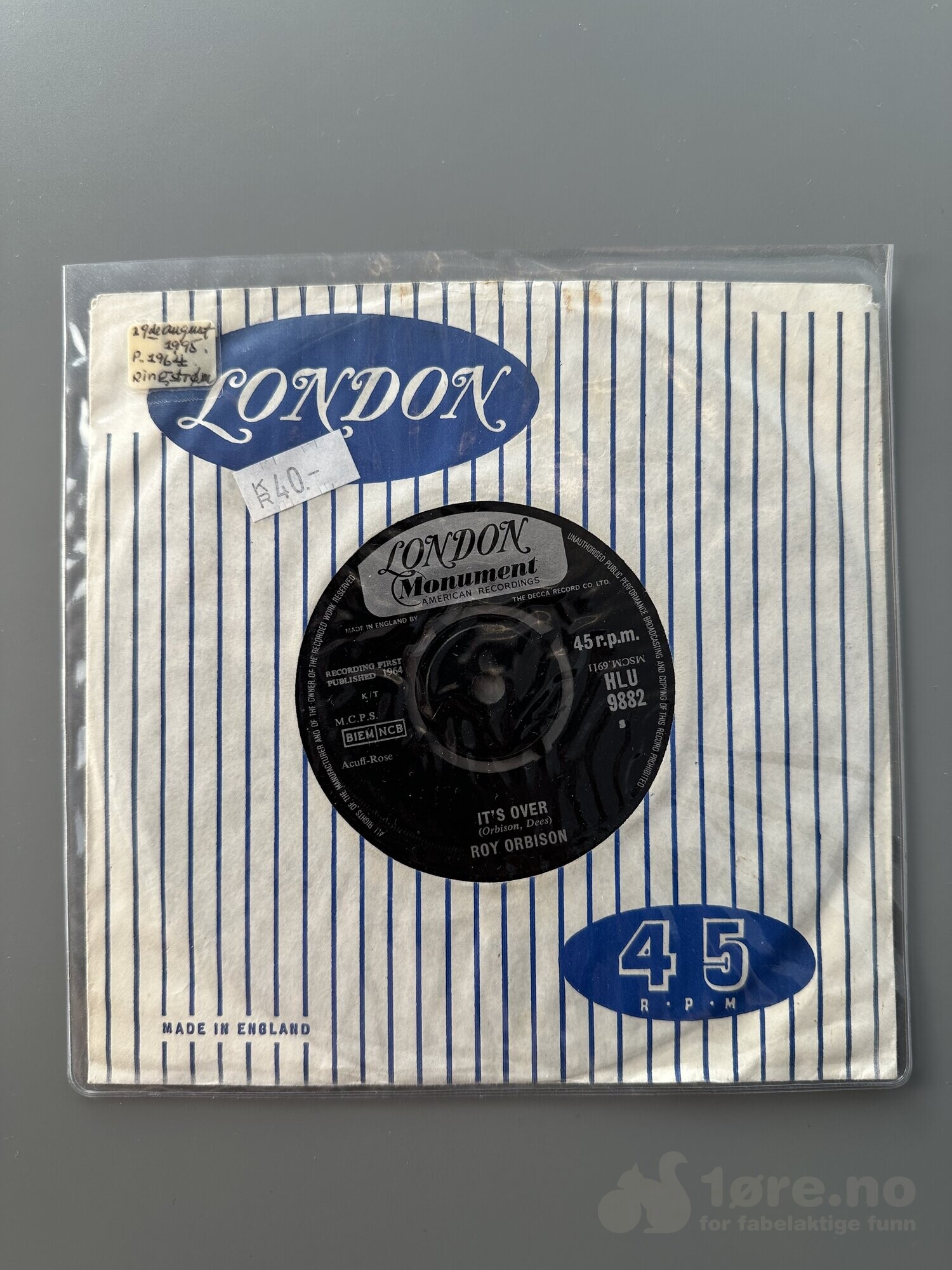 Singel - Roy Orbison - Indian Wedding