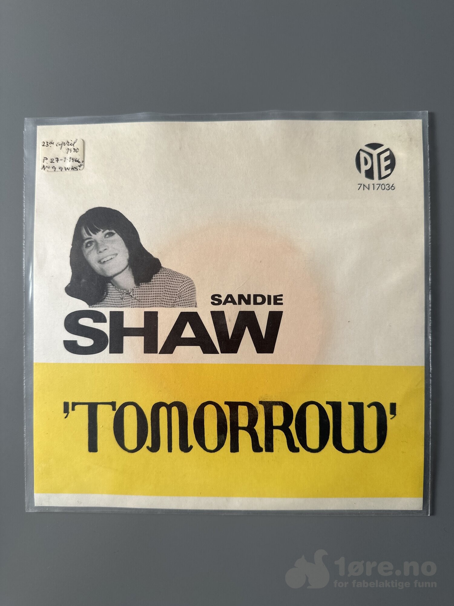 Singel - Sandie Shaw - Tomorrow