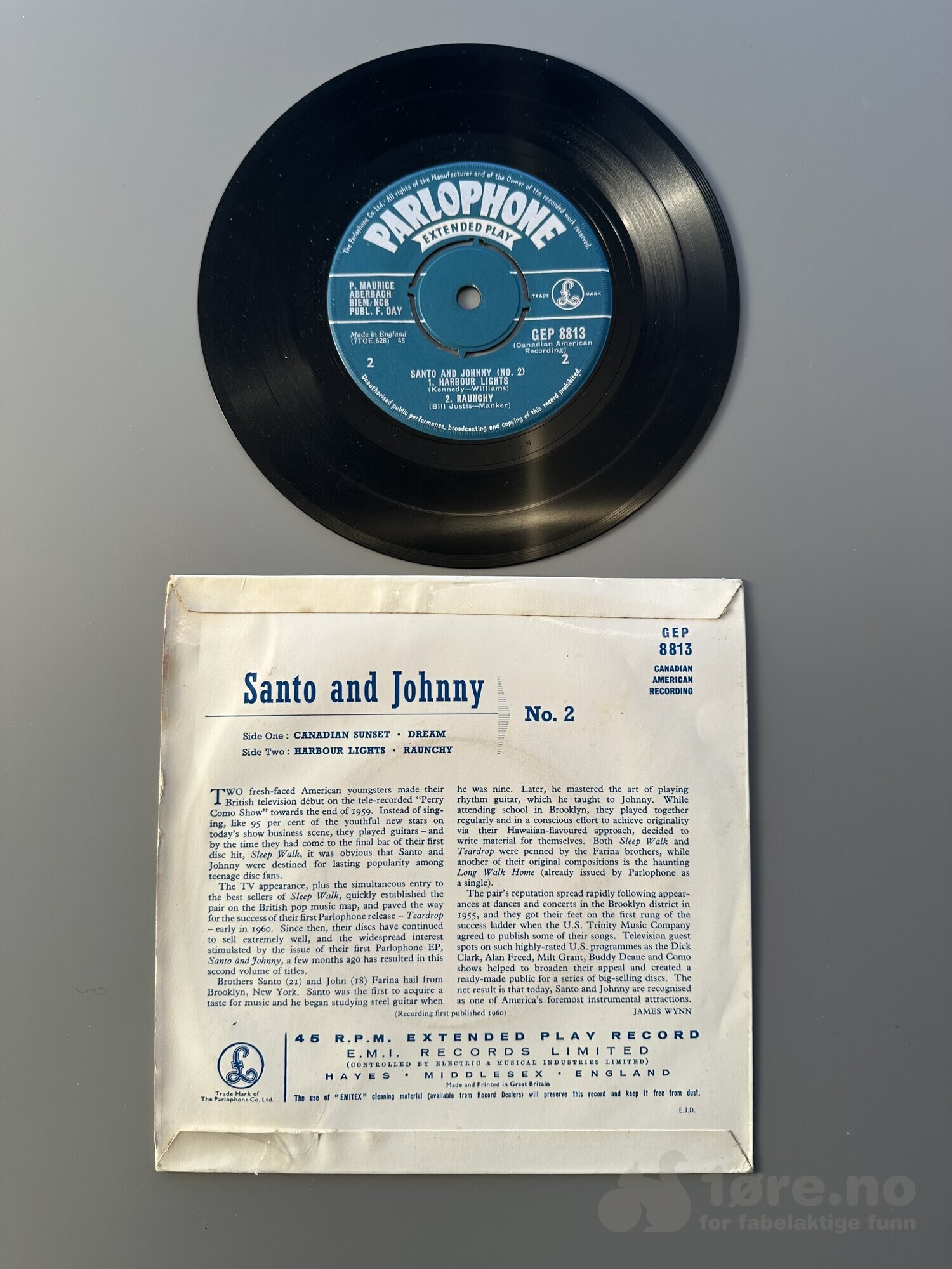 Singel – Santo & Johnny – No.2, bilde 3