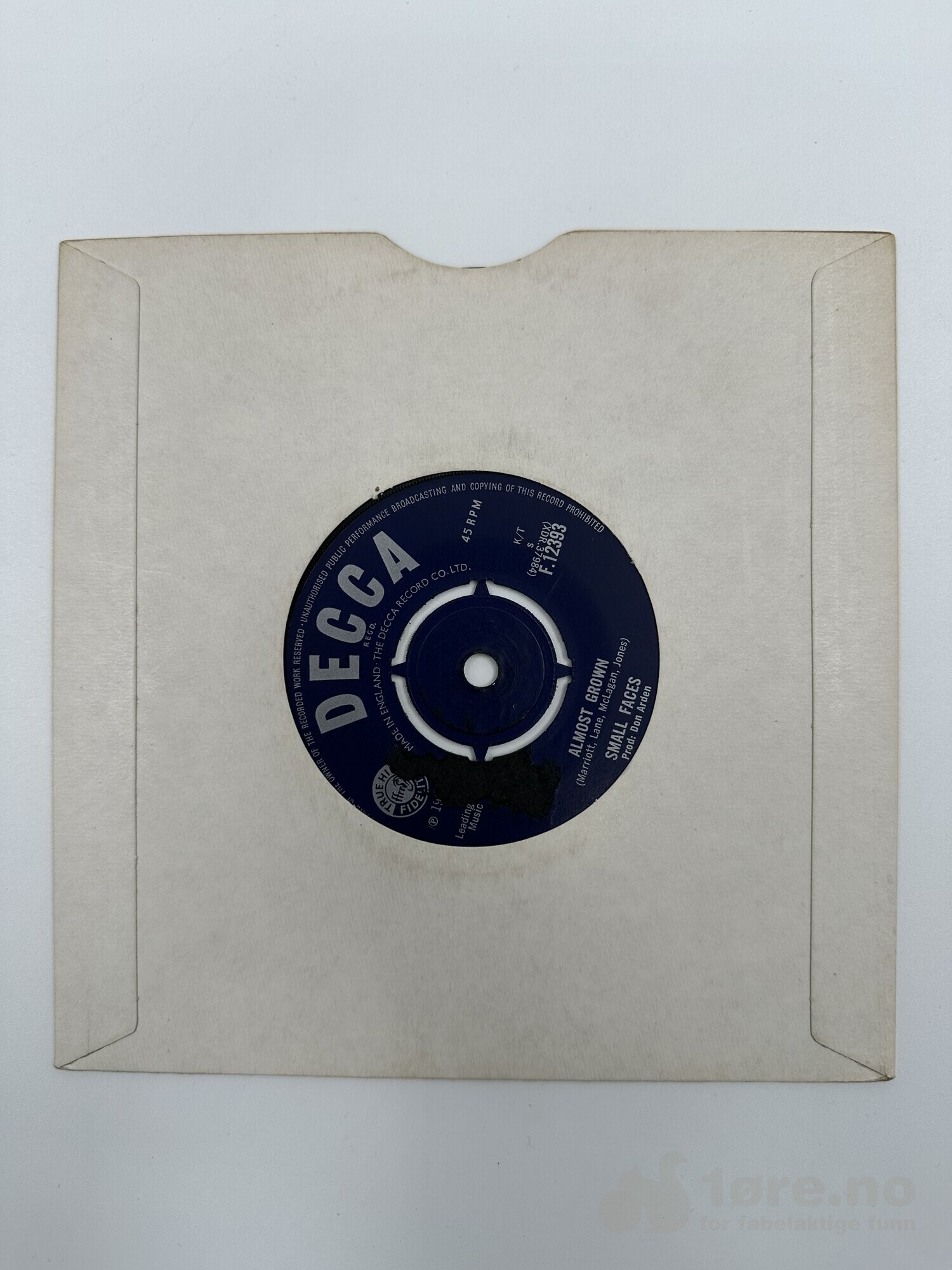 Singel - Small Faces – Hey girl