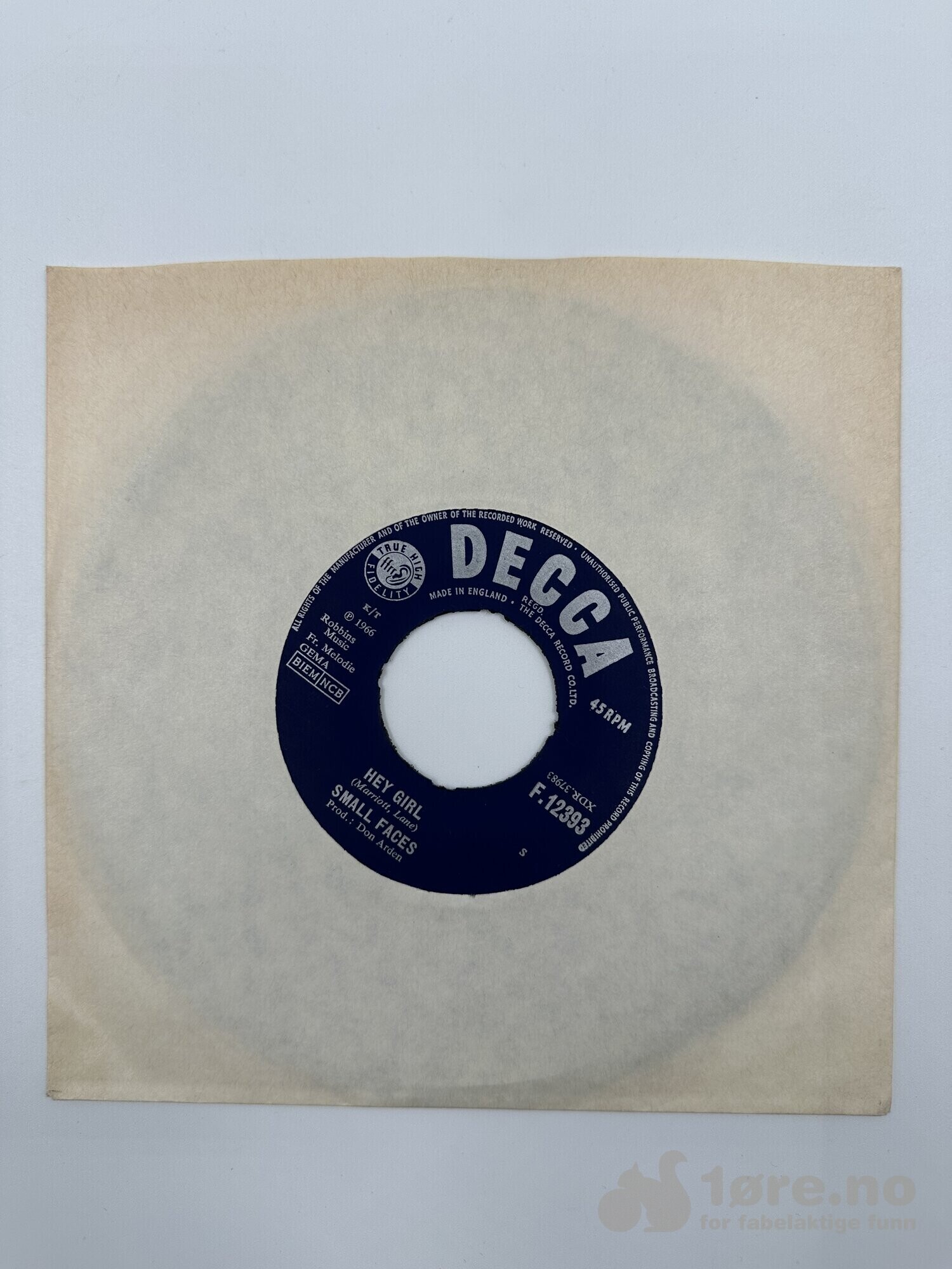 Singel - Small Faces – Hey girl, bilde 4