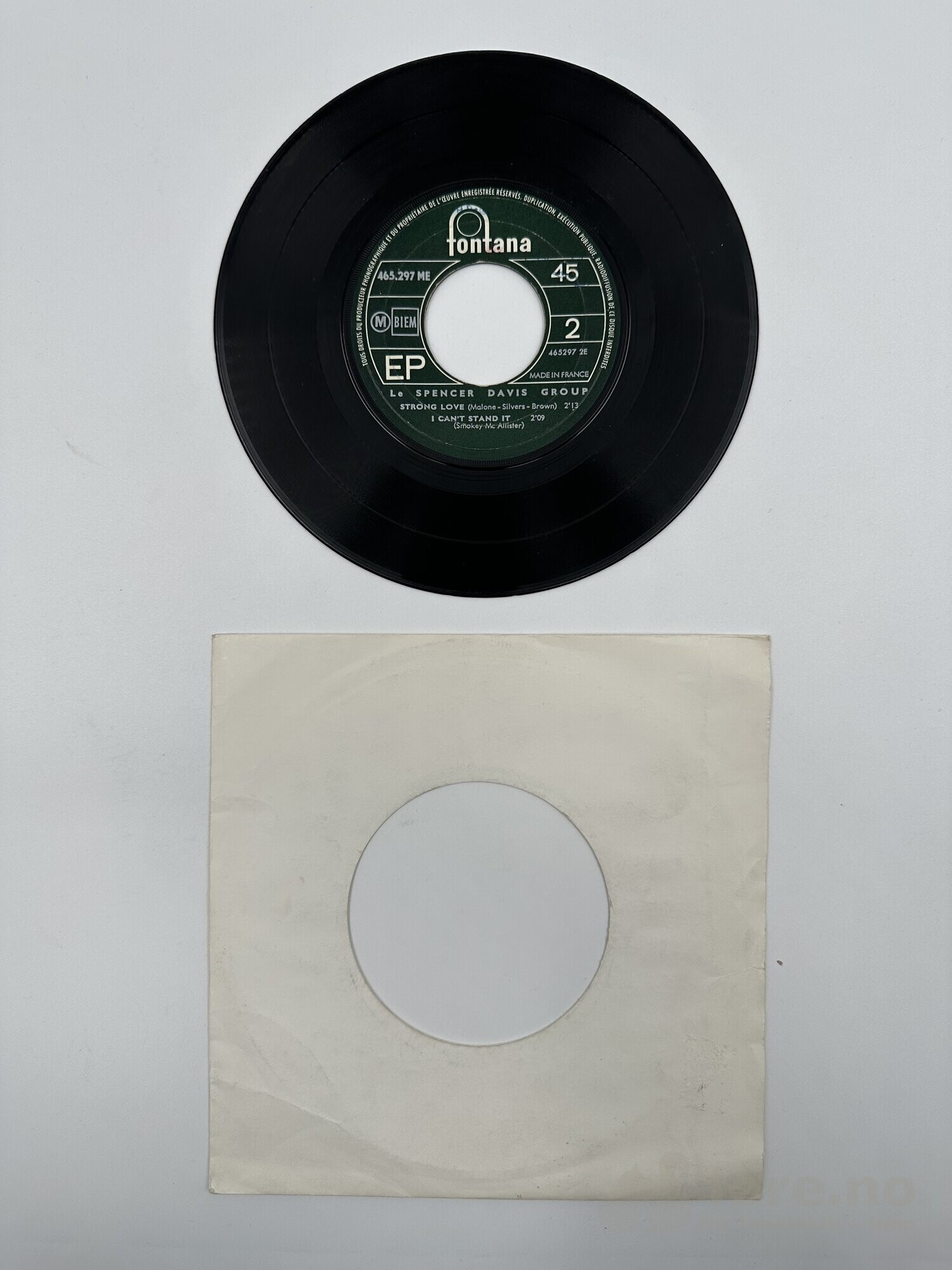 Singel - Spencer Davies Group – Keep on running, bilde 2