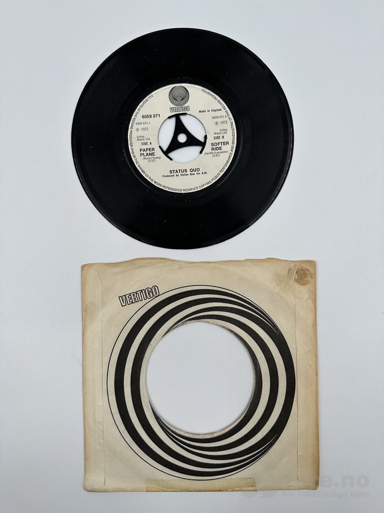 Singel - Status Quo – Paper plane, bilde 2