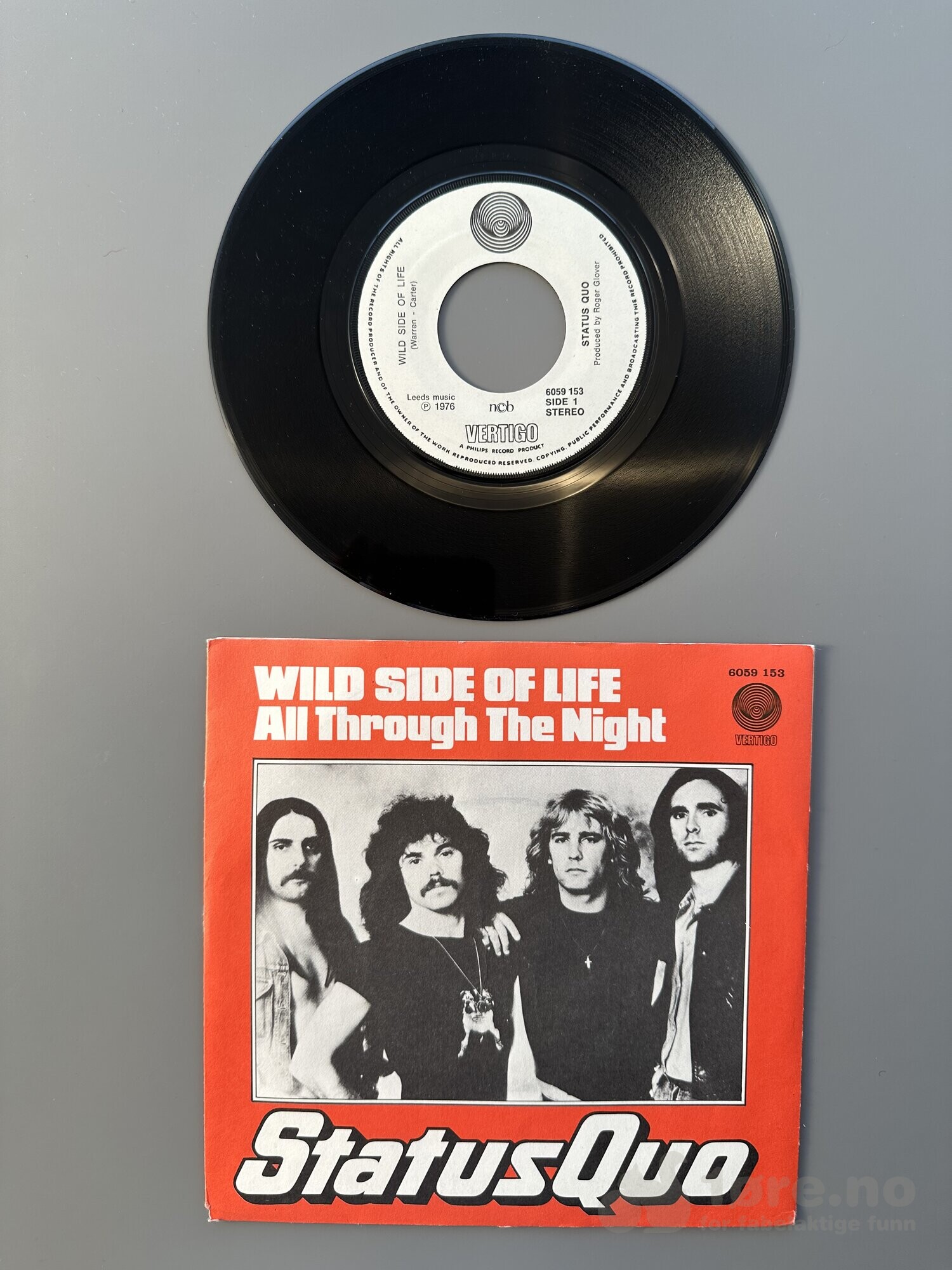 Singel- StatusQuo- Wild Side Of Life, bilde 2