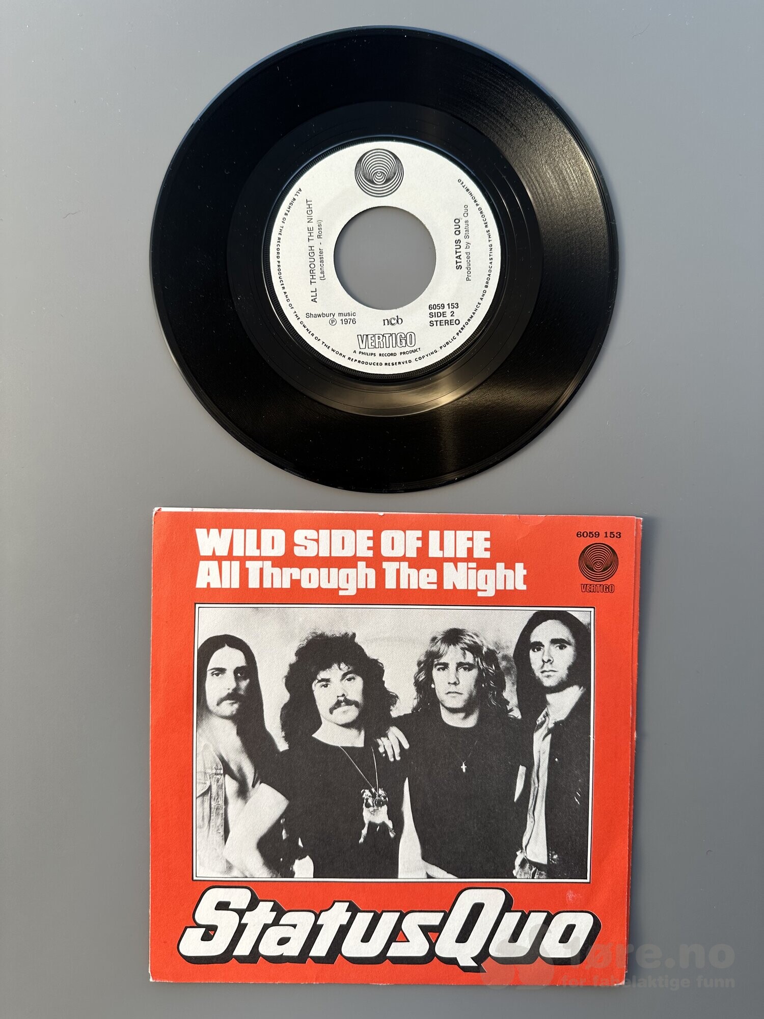 Singel- StatusQuo- Wild Side Of Life, bilde 3