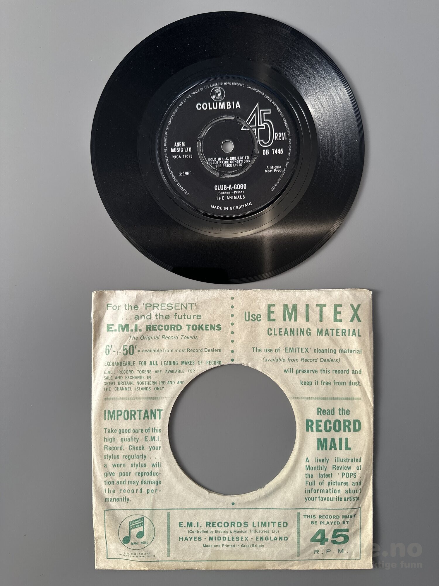Singel - The Animals - Don’t let me be misunderstood, bilde 3