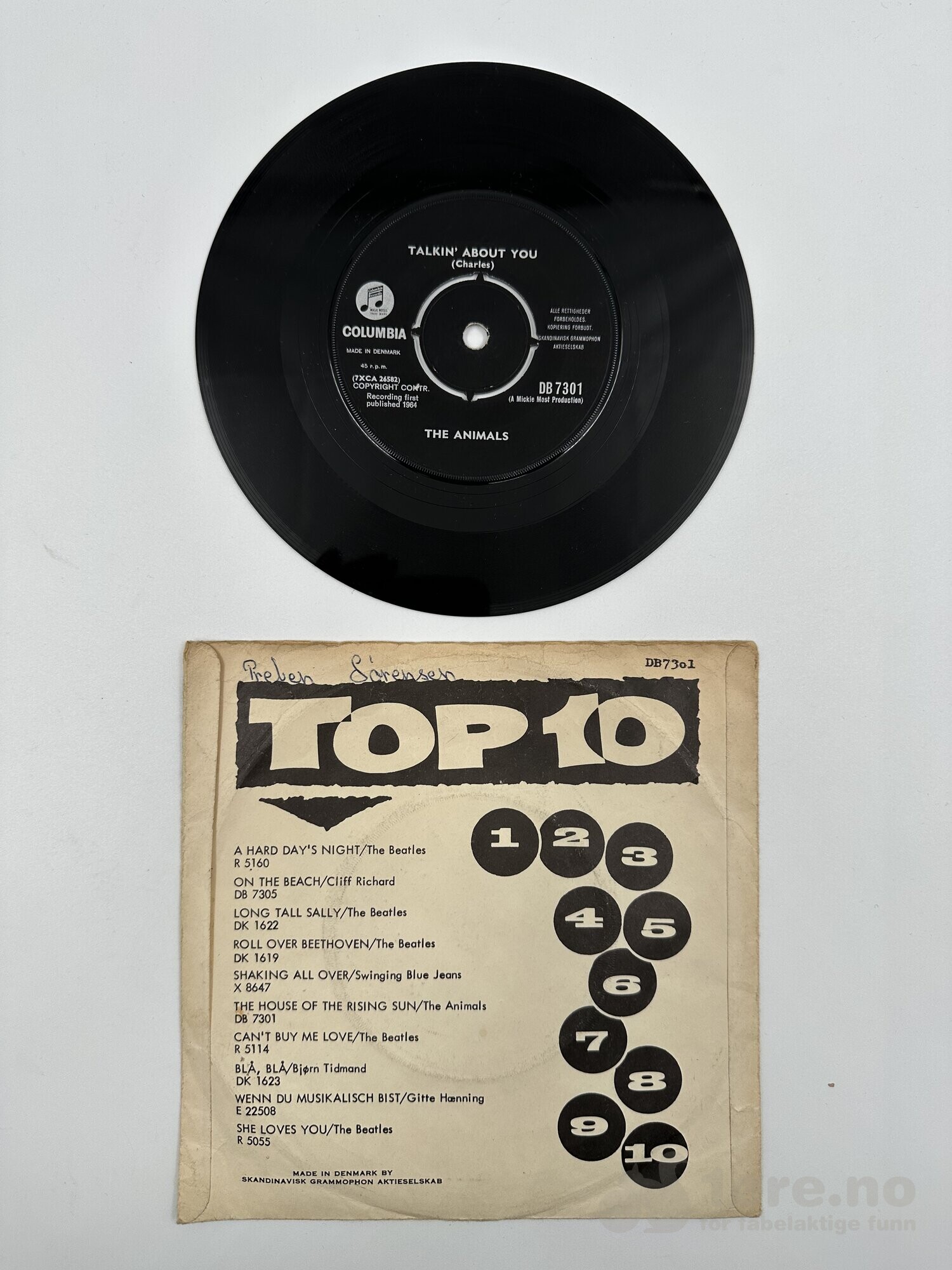 Singel - The Animals – House of the rising sun, bilde 3