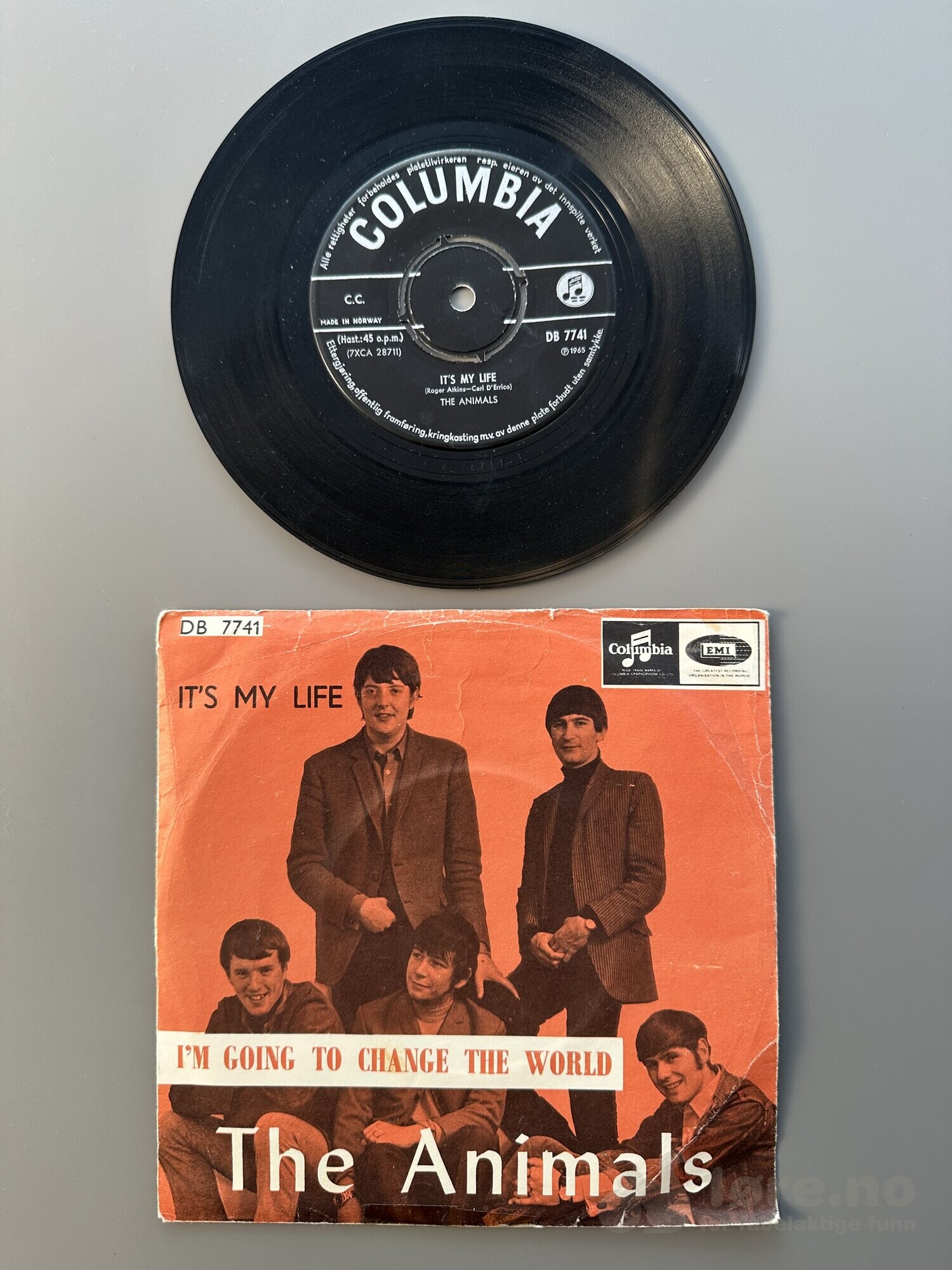 Singel - The Animals - I’m going to change The world, bilde 2