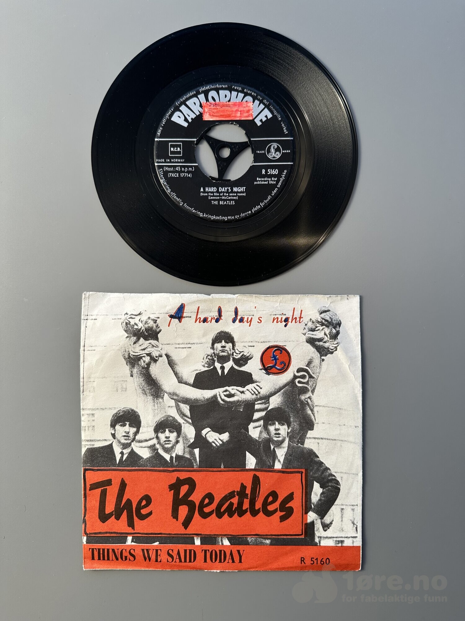 Singel – The Beatles – A hard day’s night, bilde 2