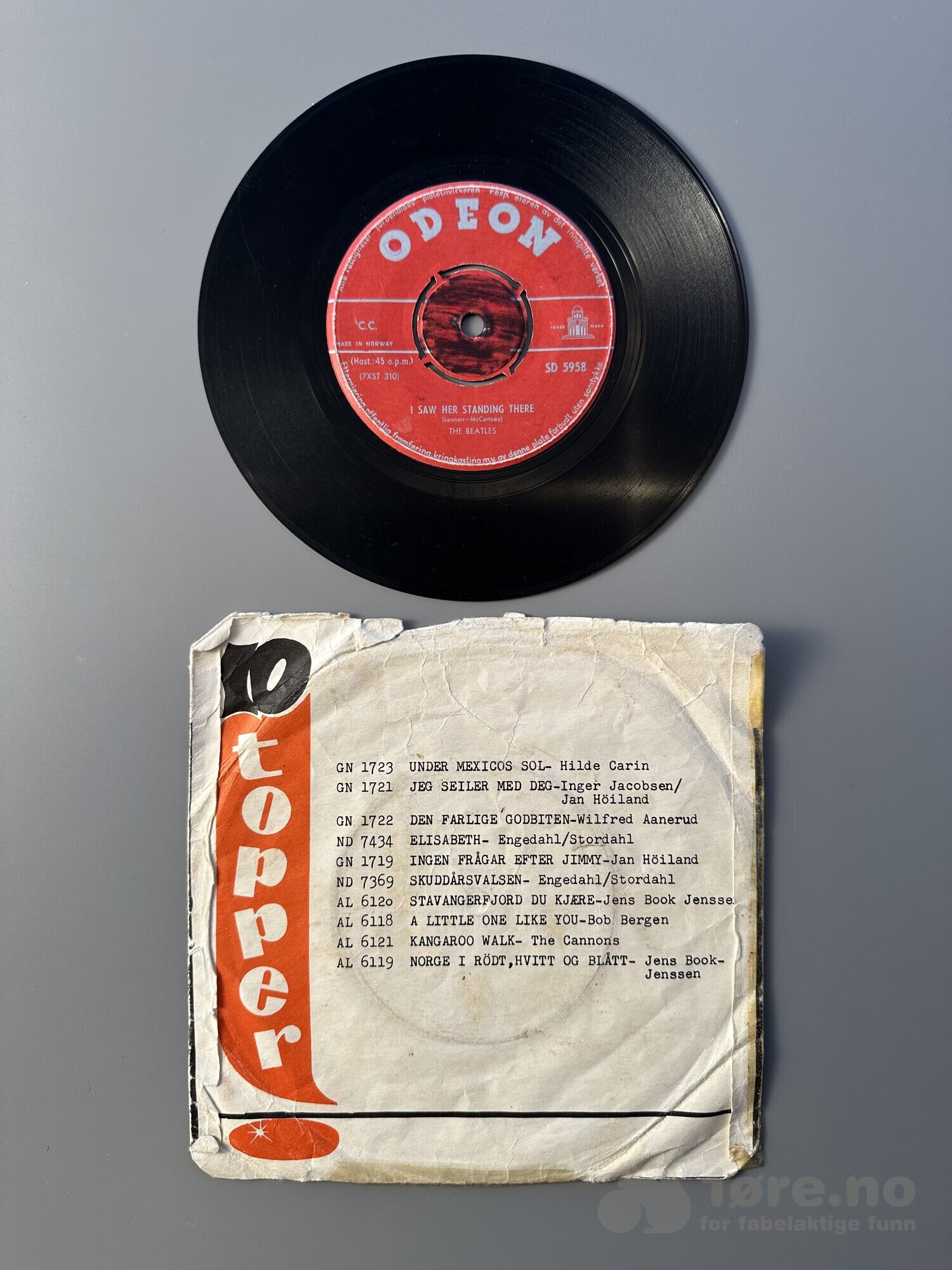 Singel – The Beatles – All my loving, bilde 3
