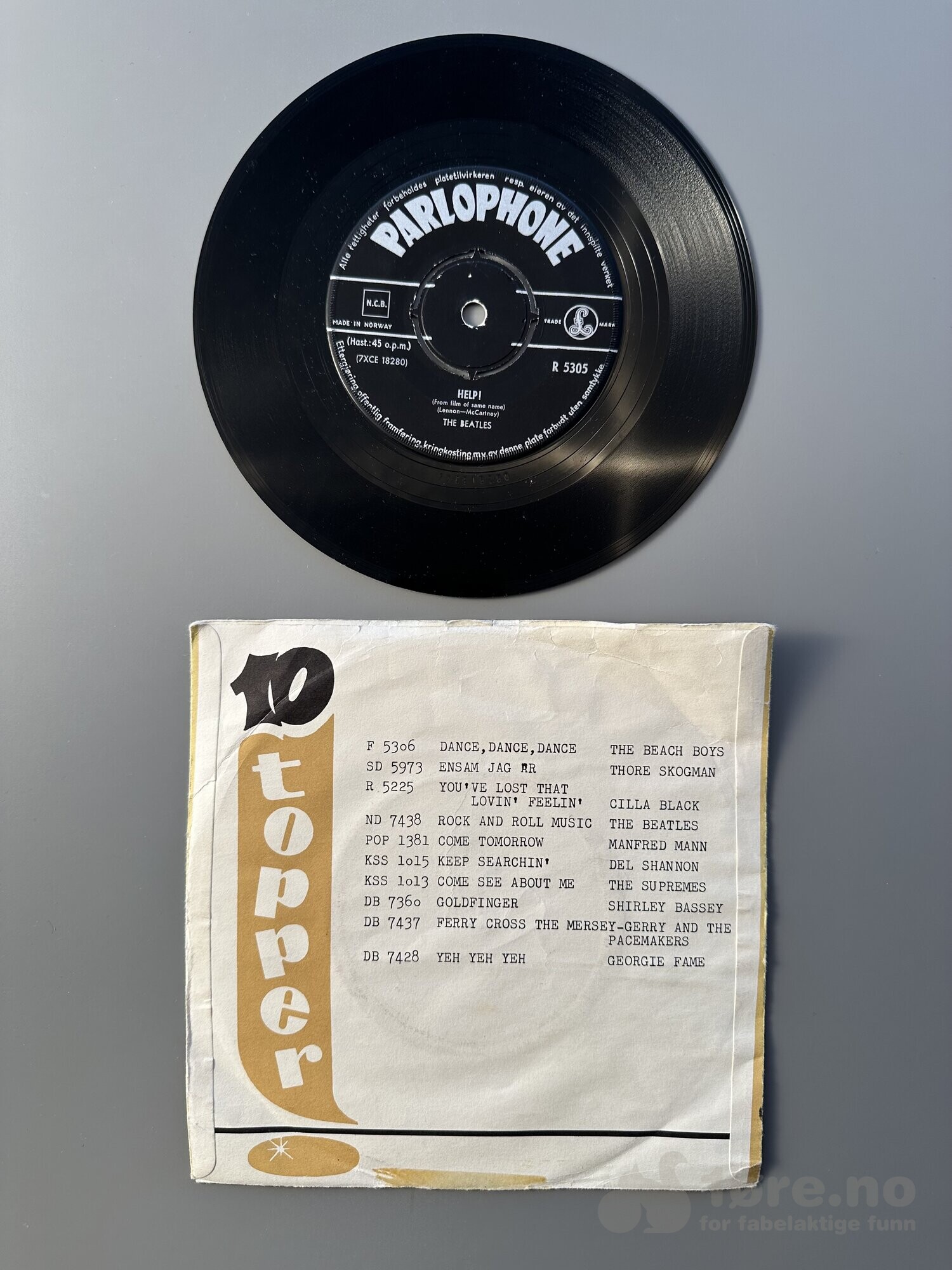 Singel – The Beatles – Help!, bilde 3