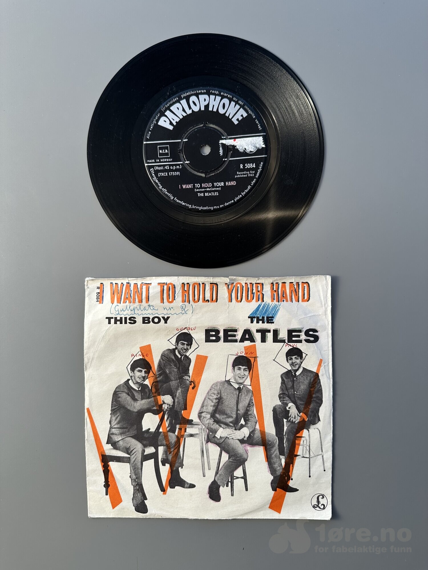 Singel – The Beatles – I want to hold your hand, bilde 2