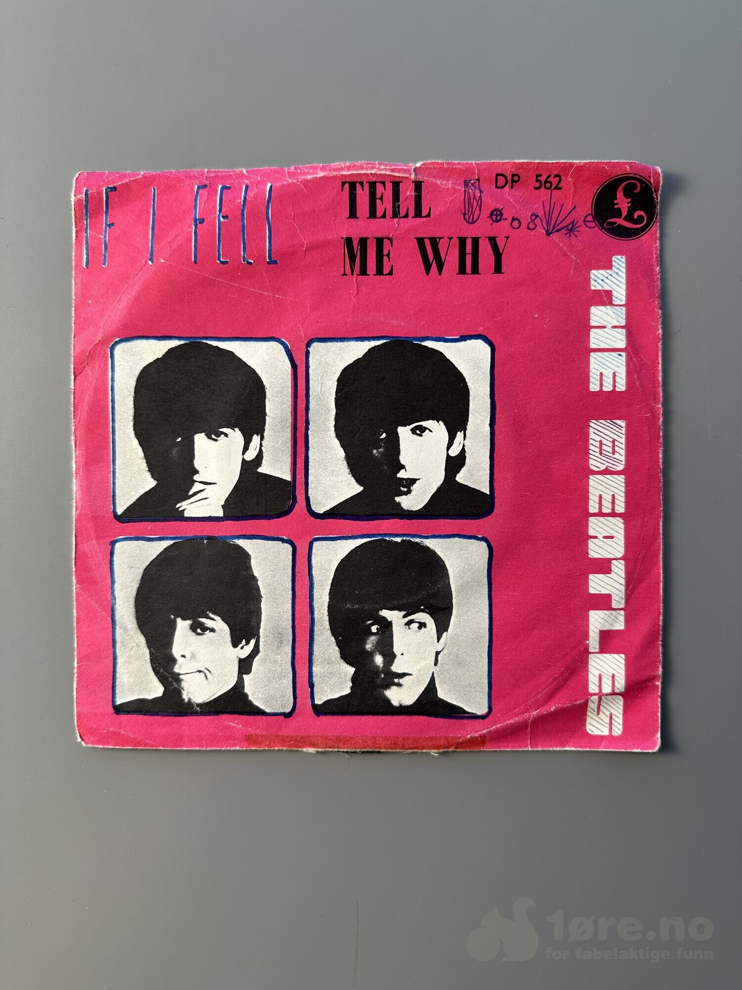 Singel – The Beatles – If I fell