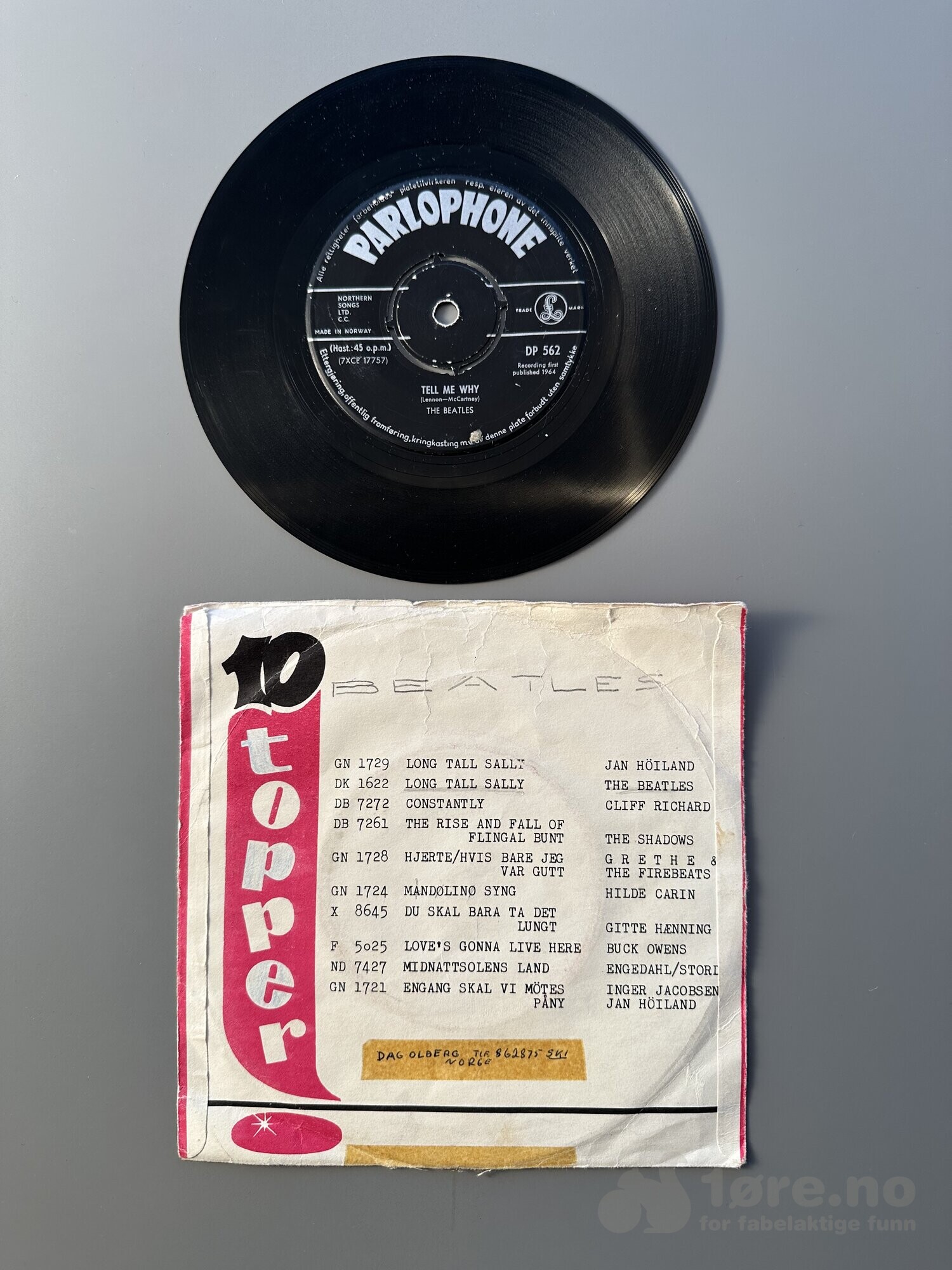 Singel – The Beatles – If I fell, bilde 3