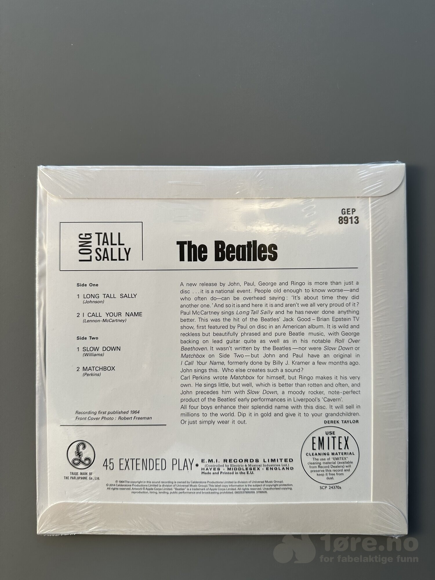 Singel - The Beatles - Long Tall Sally, bilde 2