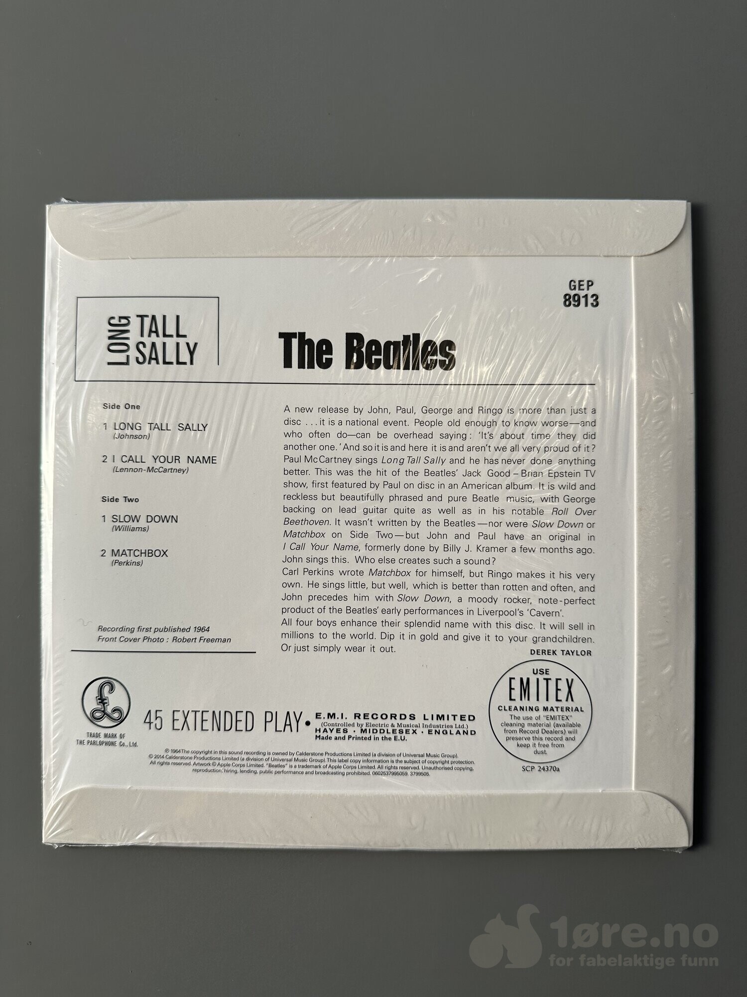 Singel - The Beatles - Long Tall Sally, bilde 2