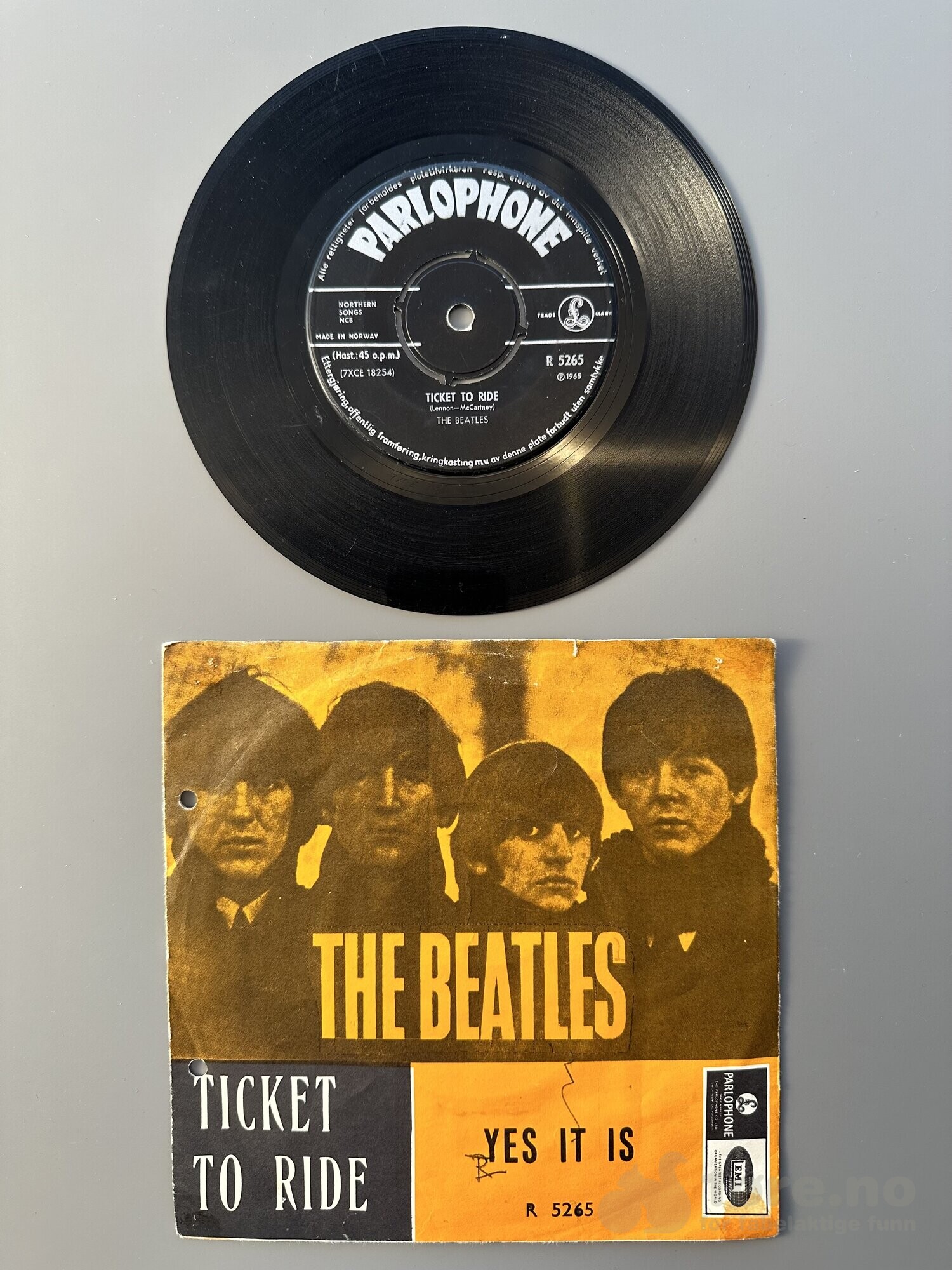 Singel- The Beatles - Ticket to Ride, bilde 2