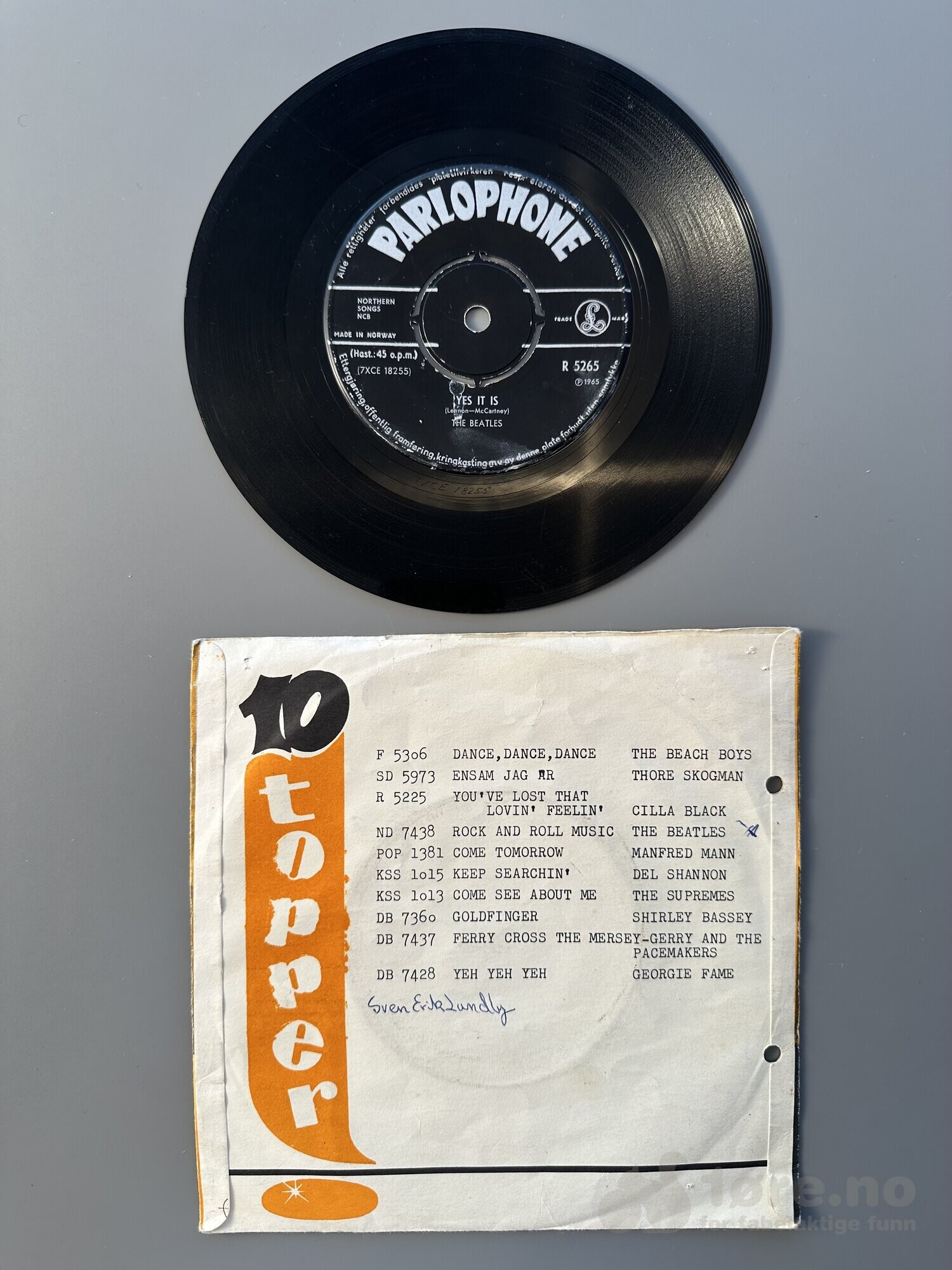 Singel- The Beatles - Ticket to Ride, bilde 3