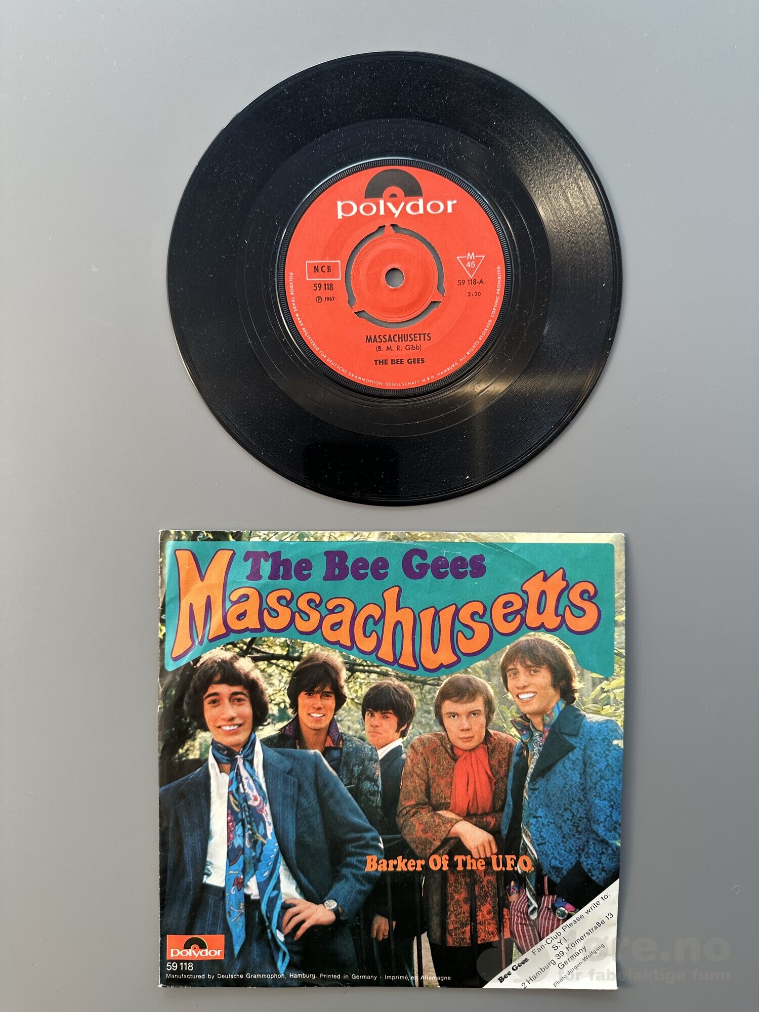 Singel - The Bee Gees - Massachusetts, bilde 2