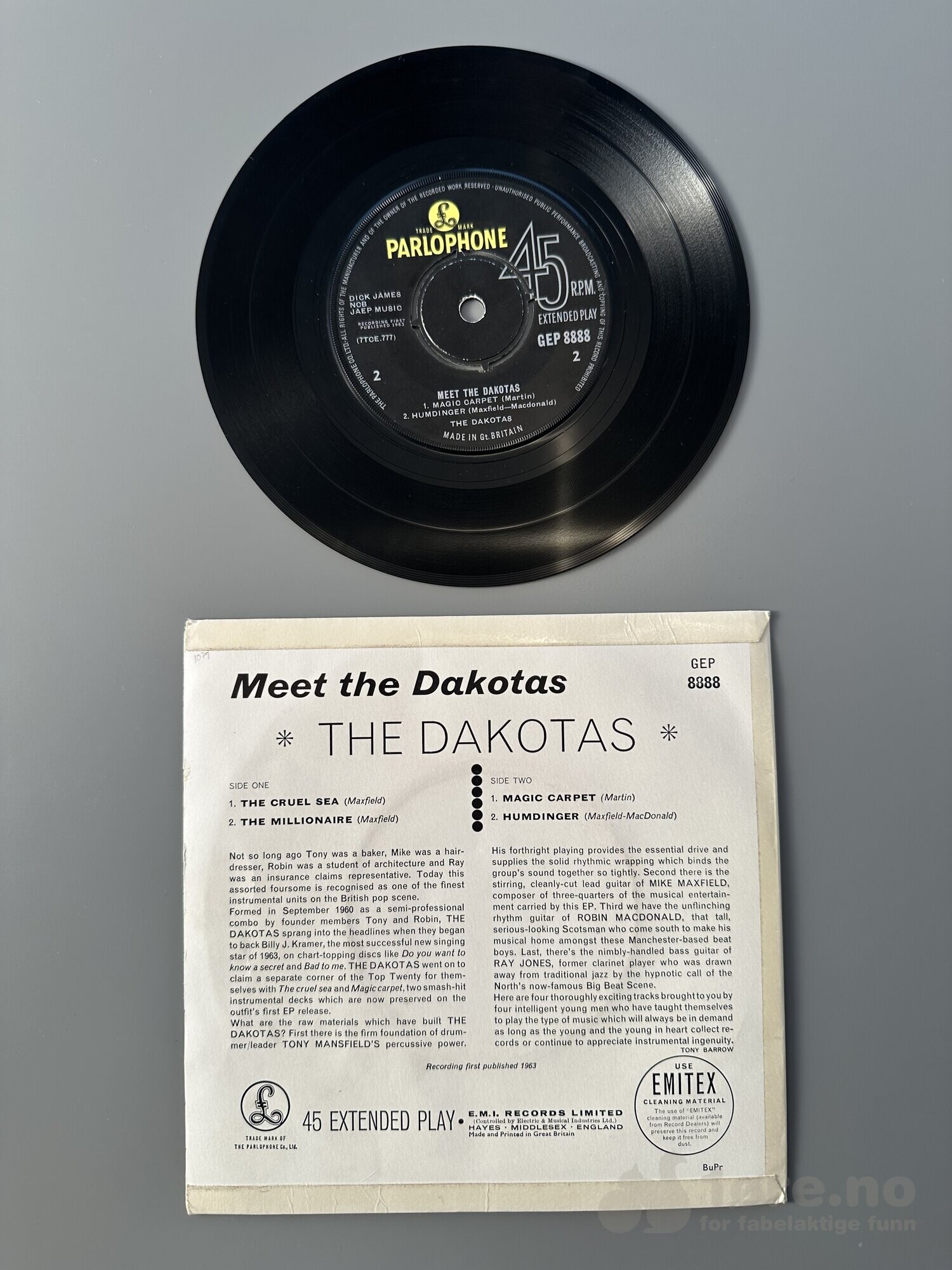 Singel - The Dakotas - The Cruel Sea, bilde 3