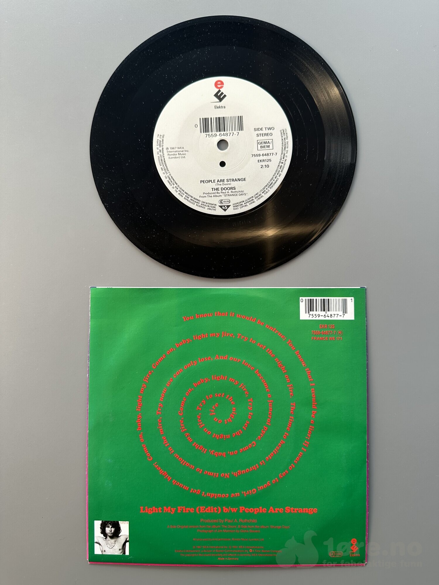 Singel - The Doors - Light My Fire, bilde 3