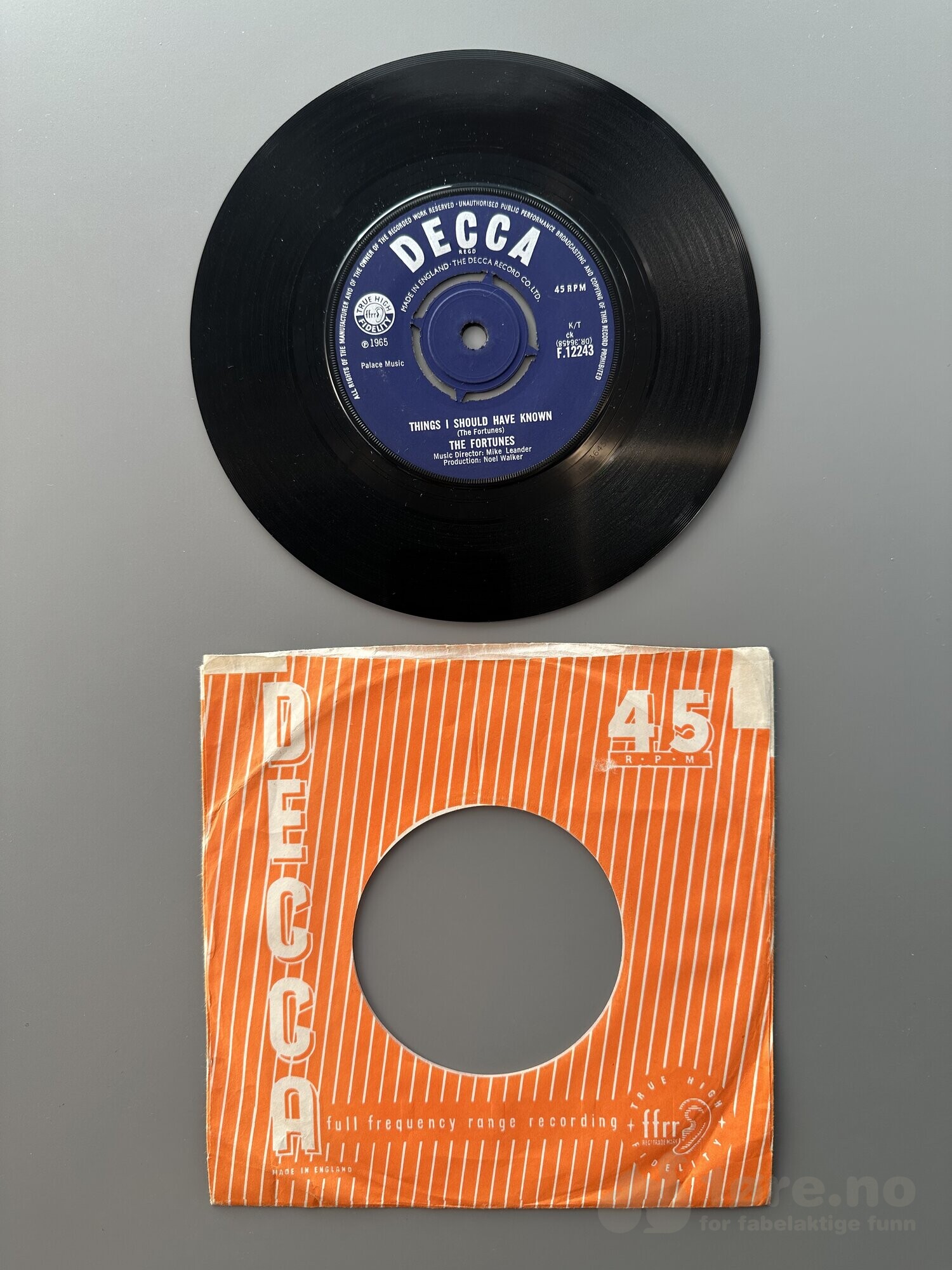 Singel - The Fortunes - Here It Comes Again, bilde 3