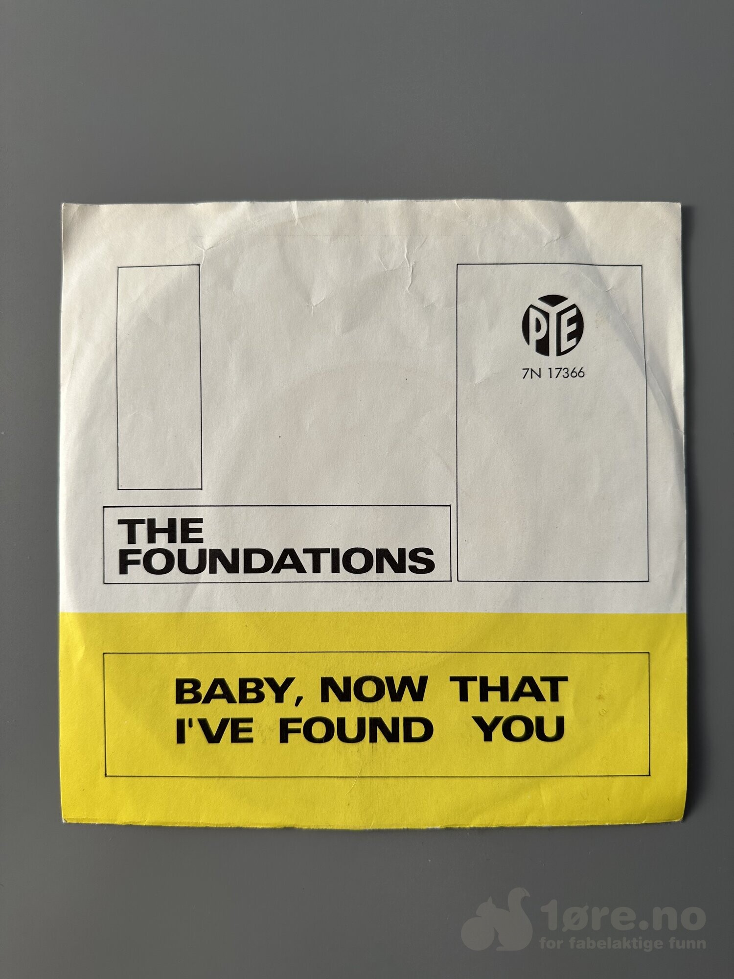 Singel - The Foundations - Baby, now that i’ve found you