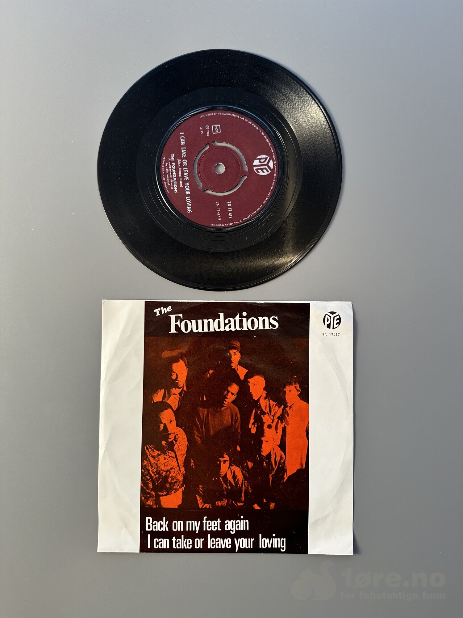 Singel – The Foundations – Back om my feet again, bilde 2