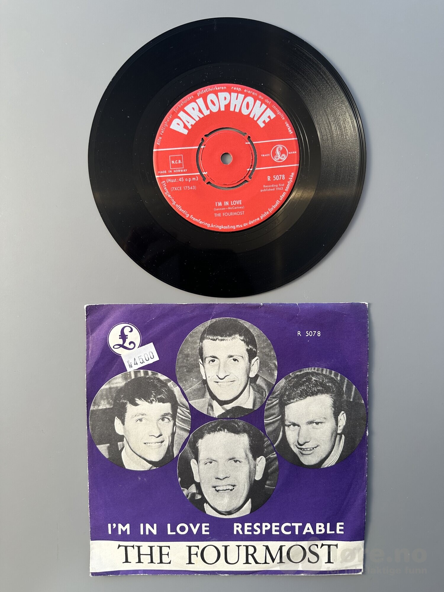 Singel – The Fourmost – I’m in Love, bilde 2