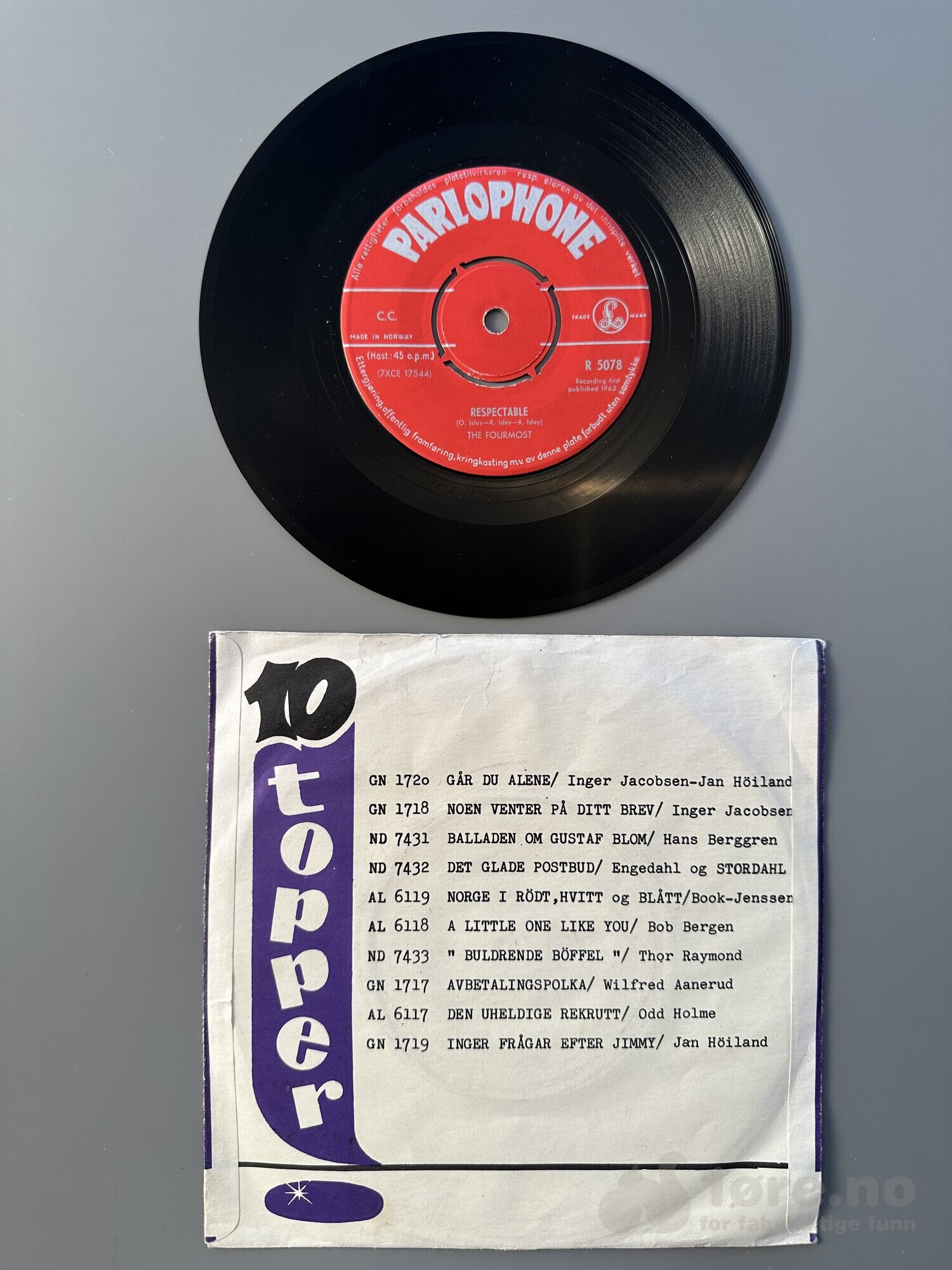 Singel – The Fourmost – I’m in Love, bilde 3