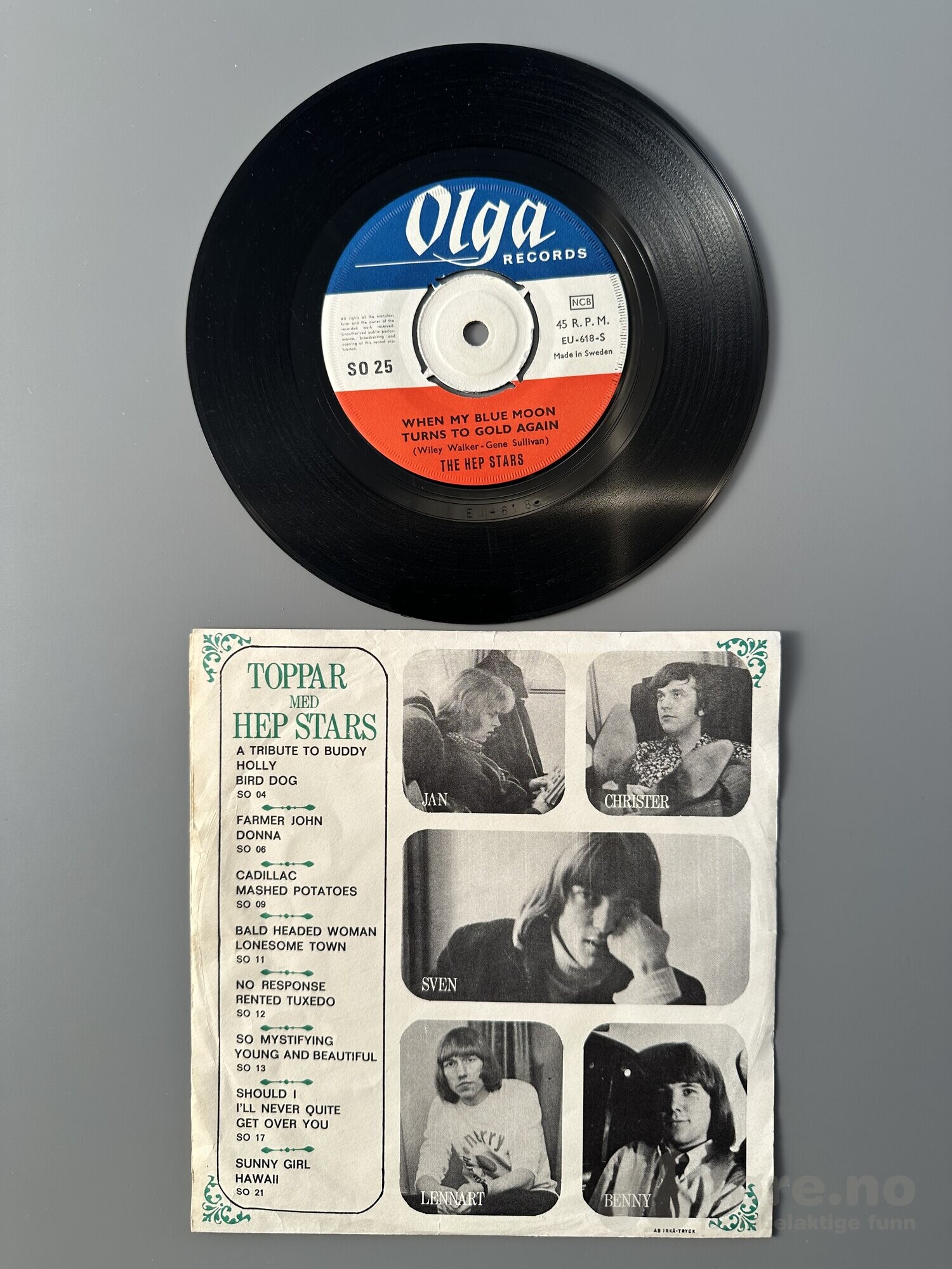 Singel - The Hep Stars - Wedding, bilde 3