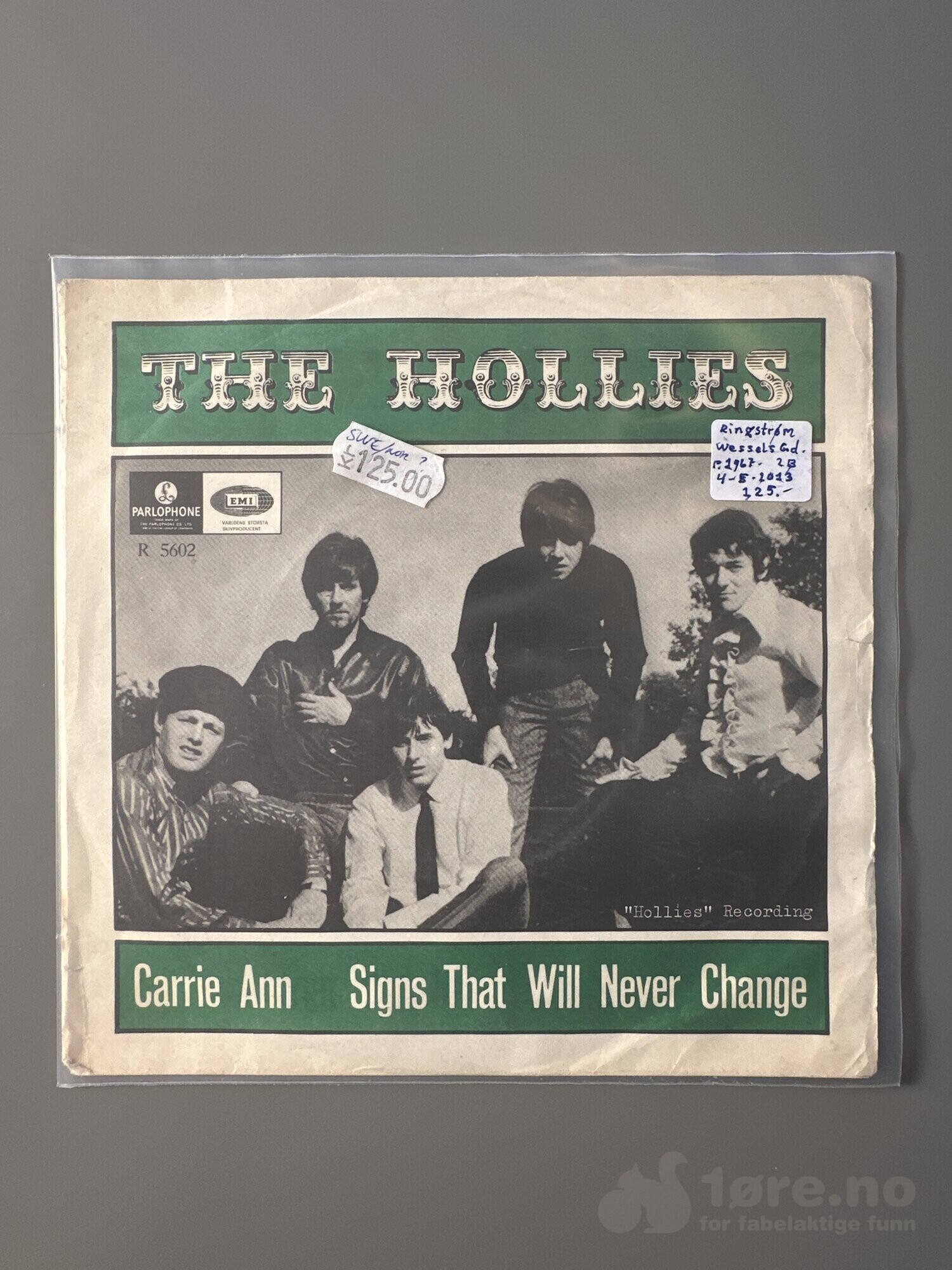 Singel - The Hollies - Carrie Ann